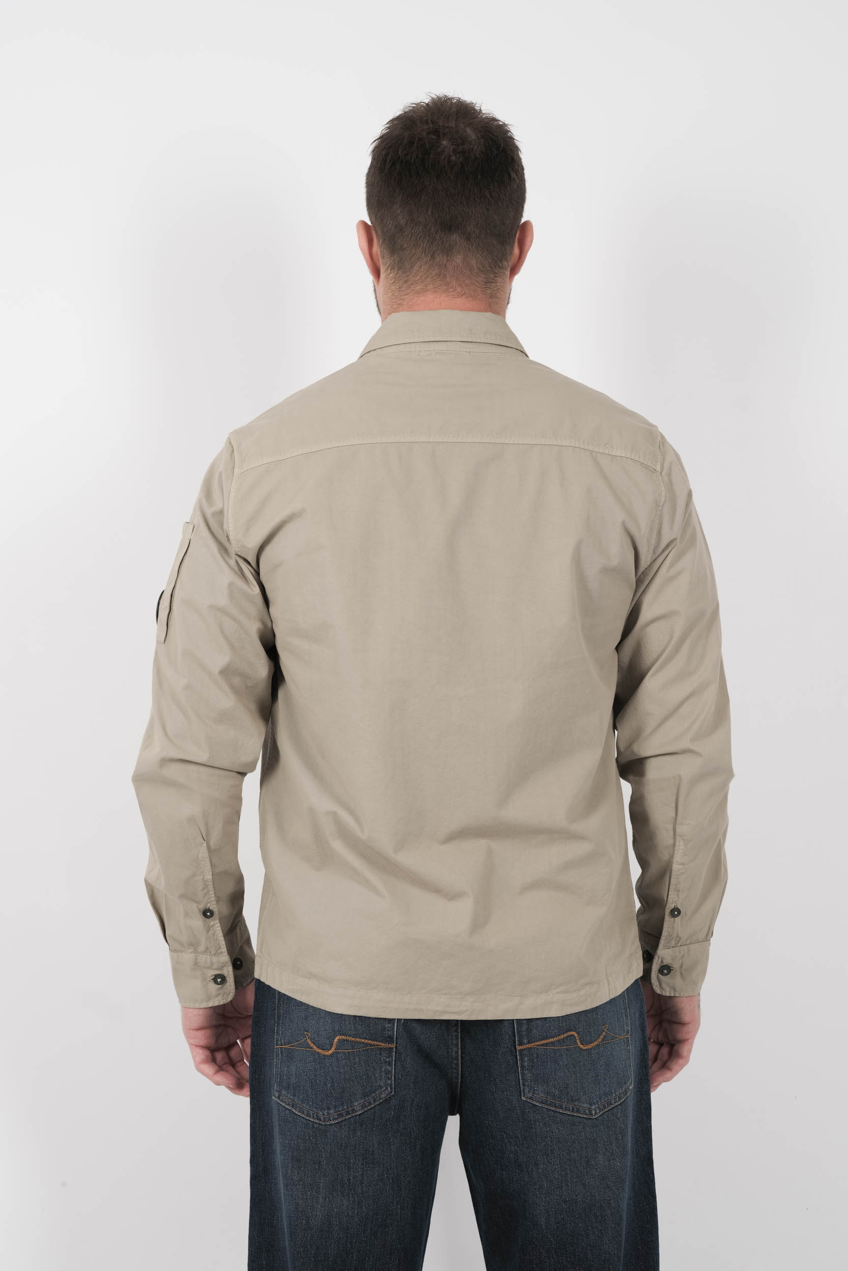  Image du produit SURCHEMISE C.P COMPANY A ZIP BEIGE S124A-327 - 5