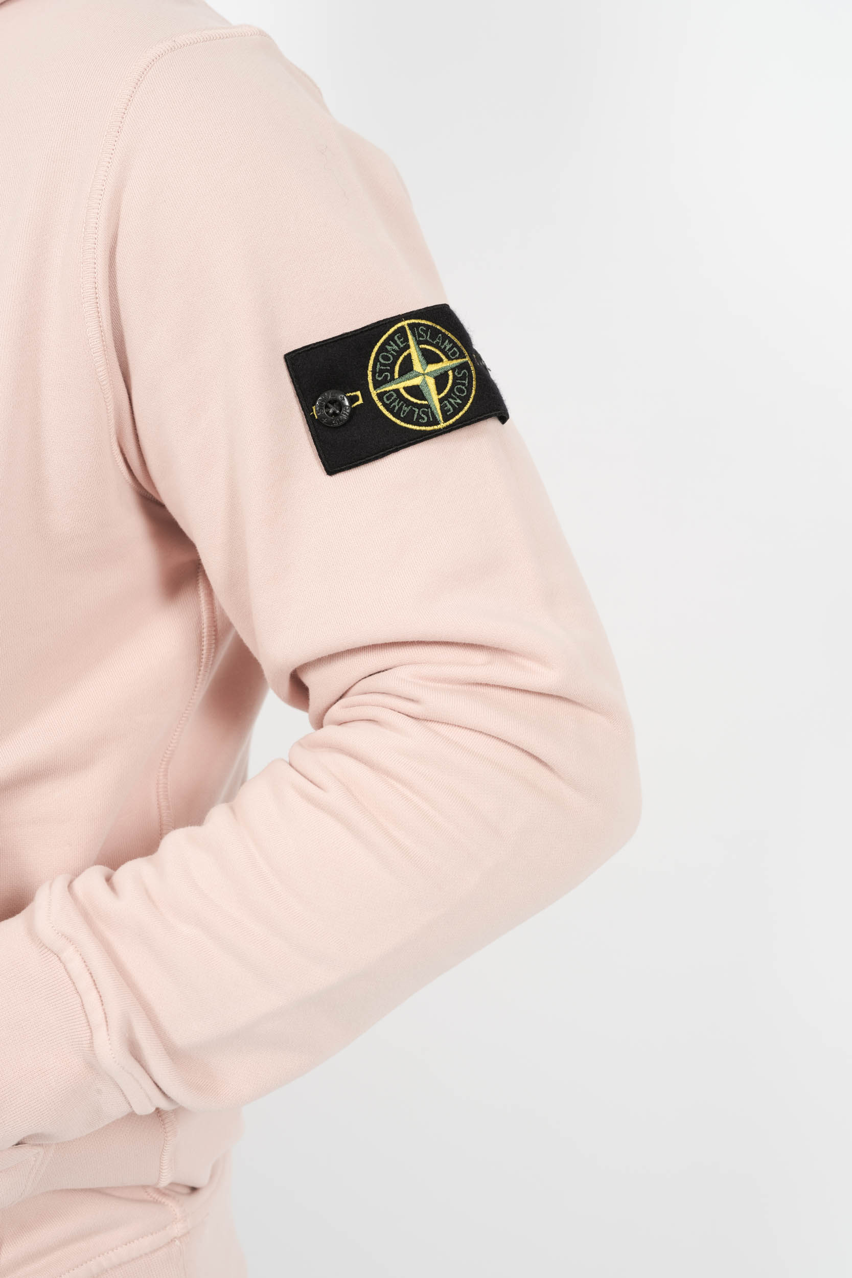 SWEAT STONE ISLAND A CAPUCHE ROSE S156145S51-V0082