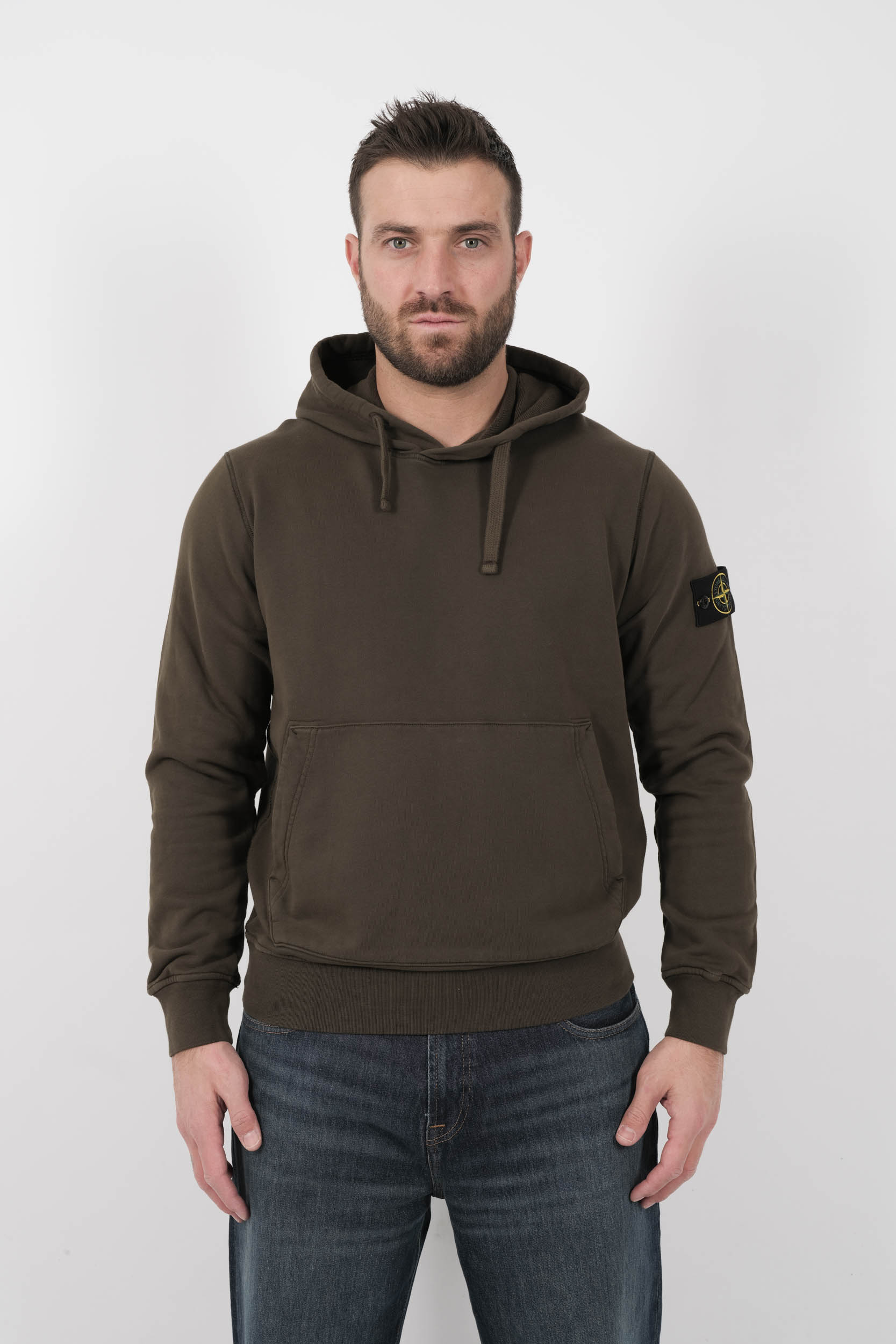  Image du produit SWEAT STONE ISLAND A CAPUCHE KAKI S156145S51-V0054 - 3