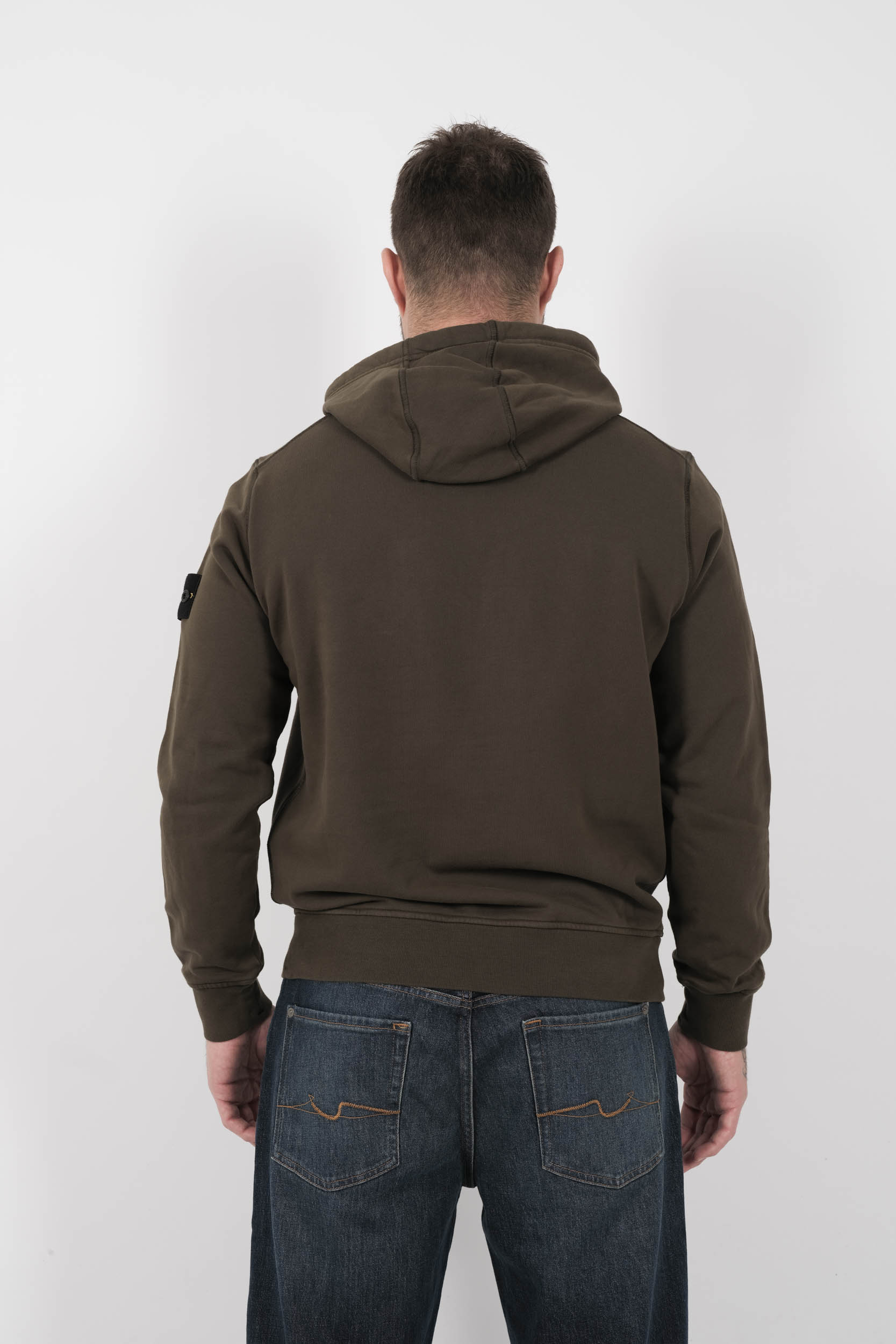  Image du produit SWEAT STONE ISLAND A CAPUCHE KAKI S156145S51-V0054 - 5