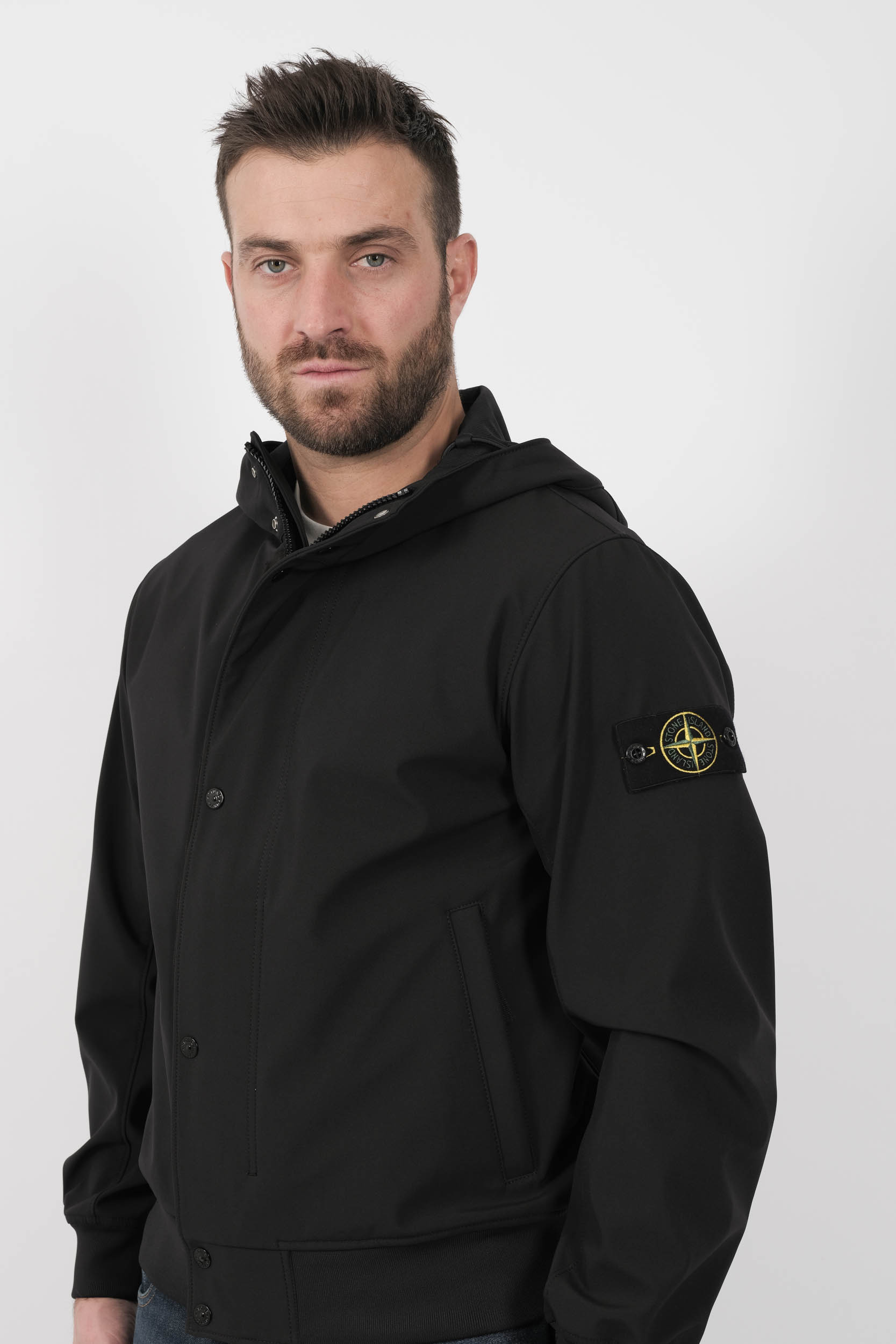  Image du produit SOFT-SHELL STONE ISLAND A PRESSION NOIR S154190SA22-V0029 - 2