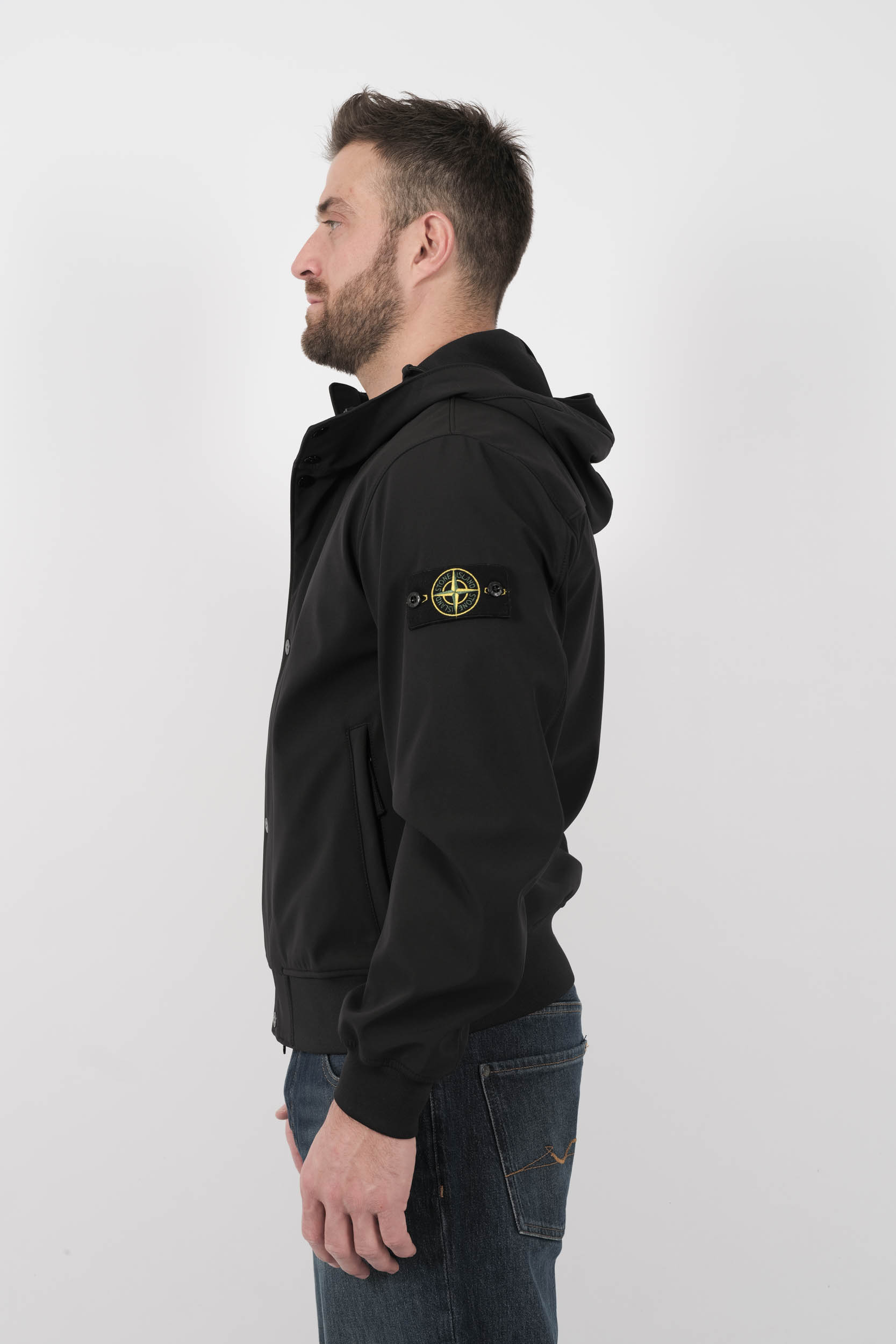  Image du produit SOFT-SHELL STONE ISLAND A PRESSION NOIR S154190SA22-V0029 - 4