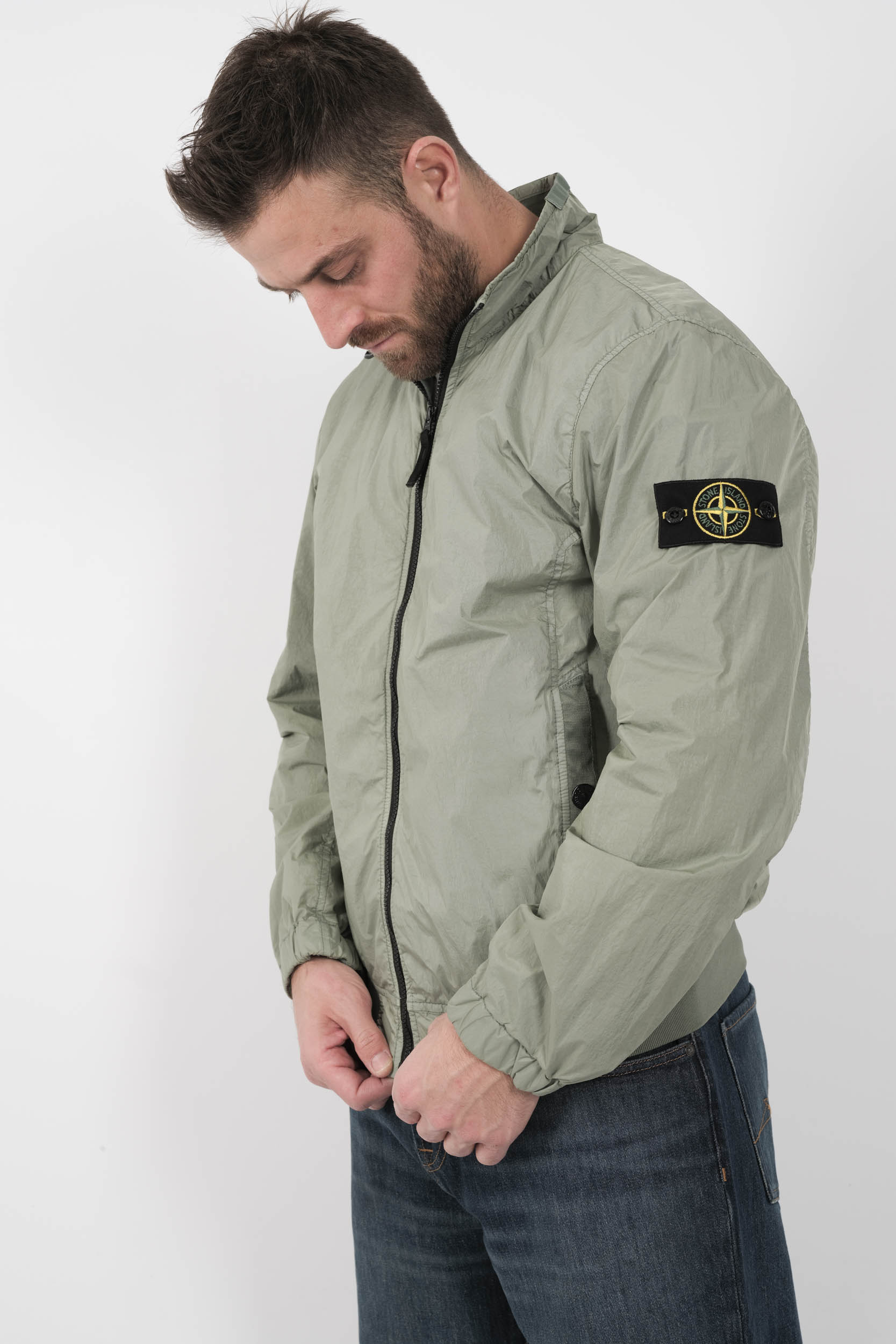  Image du produit VESTE STONE ISLAND EN NYLON VERT S154137SA23-V0055 - 2