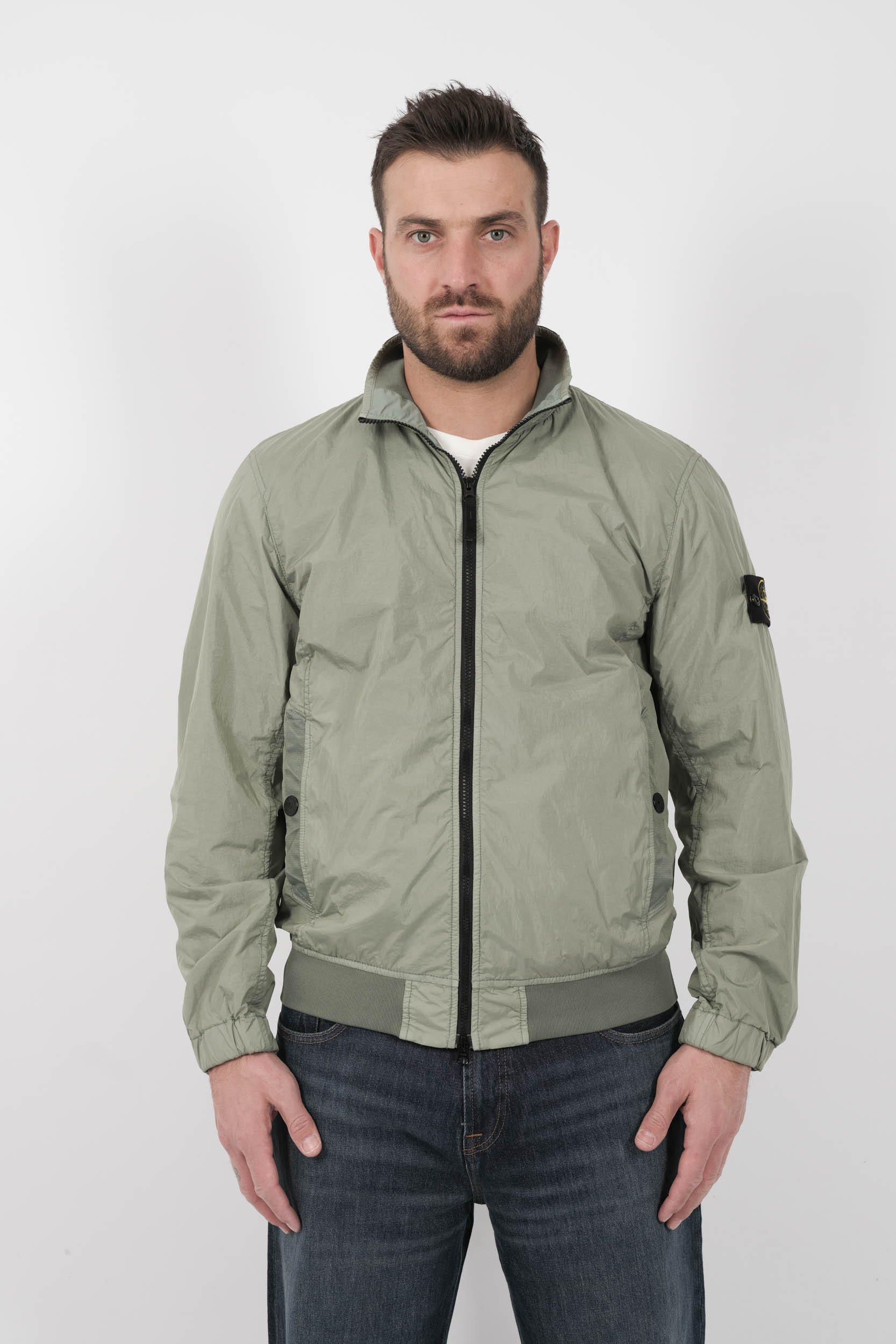  Image du produit VESTE STONE ISLAND EN NYLON VERT S154137SA23-V0055 - 3