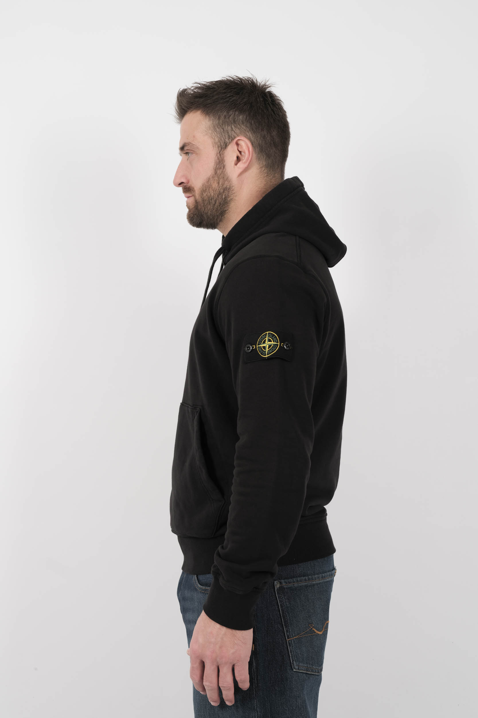  Image du produit SWEAT STONE ISLAND A CAPUCHE NOIR S156145S51-V0029 - 4