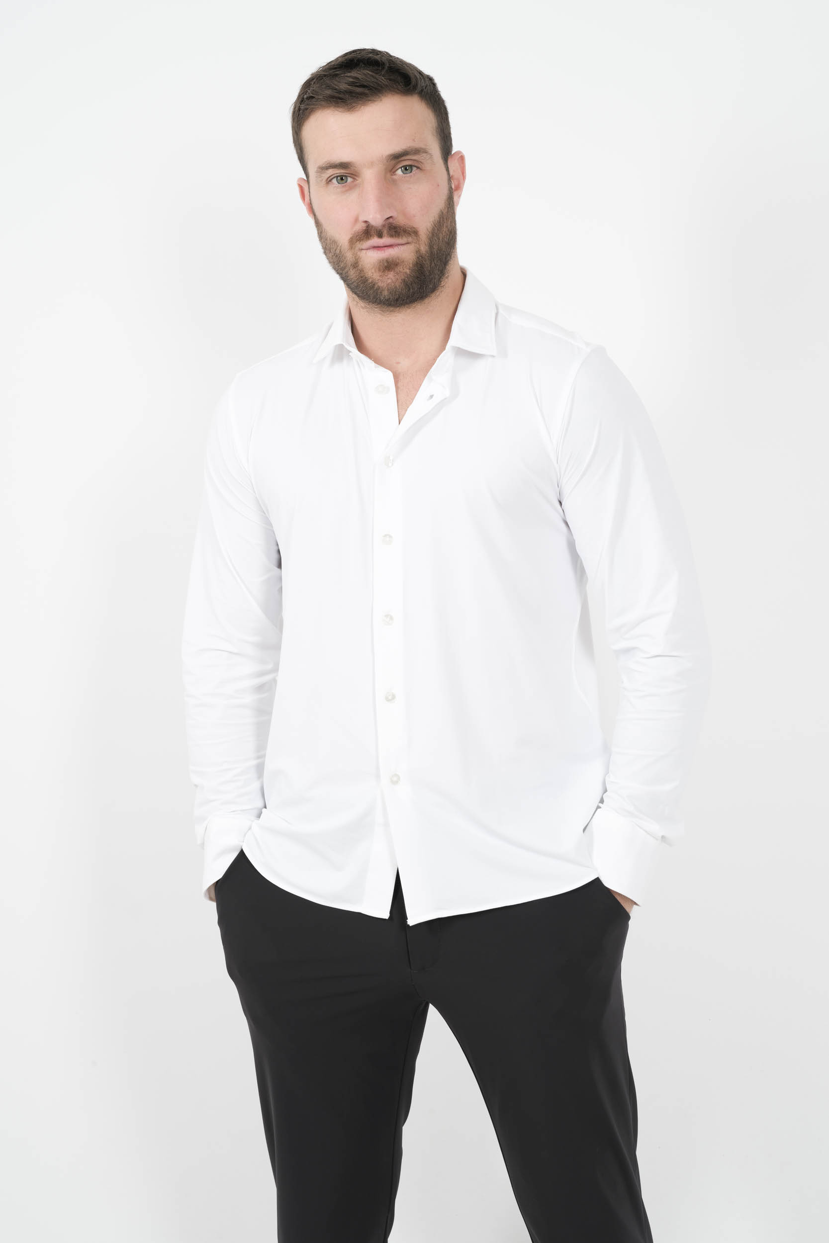 CHEMISE RRD BLANCHE 25252-09