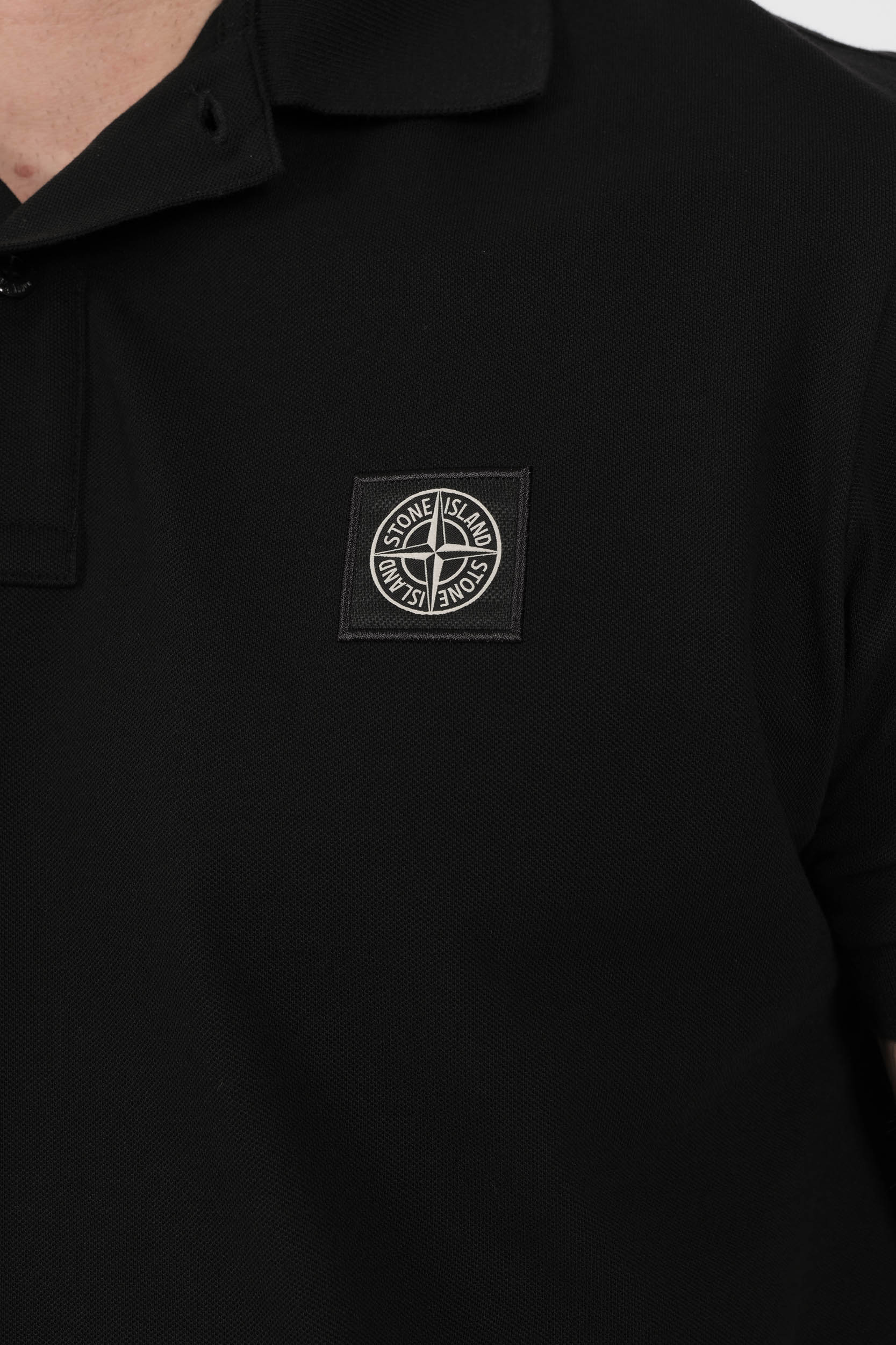  Image du produit POLO STONE ISLAND SLIM FIT NOIR S15222SCS17-V0029 - 6