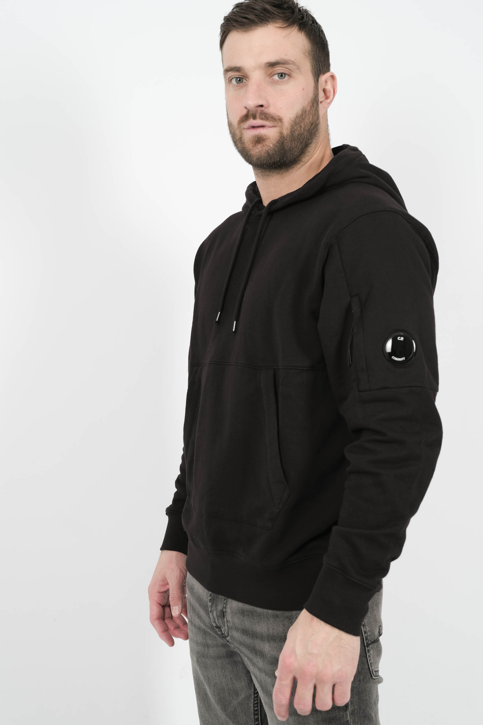 SWEAT C.P COMPANY A CAPUCHE HUBLOT NOIR S024A-999