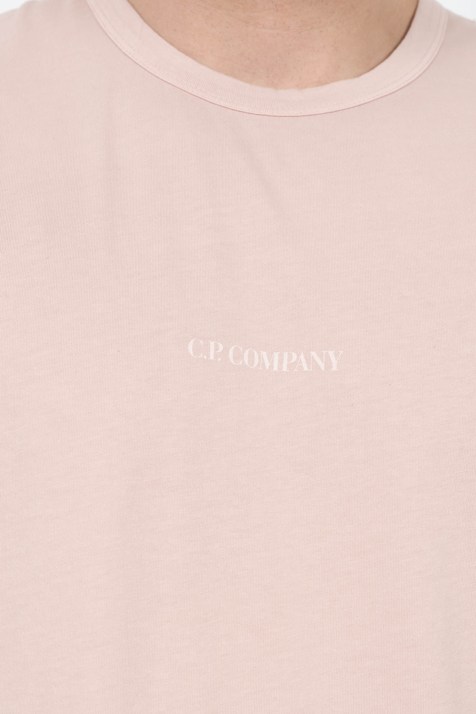 TEE-SHIRT C.P COMPANY AVEC LOGO ROSE S085A-520