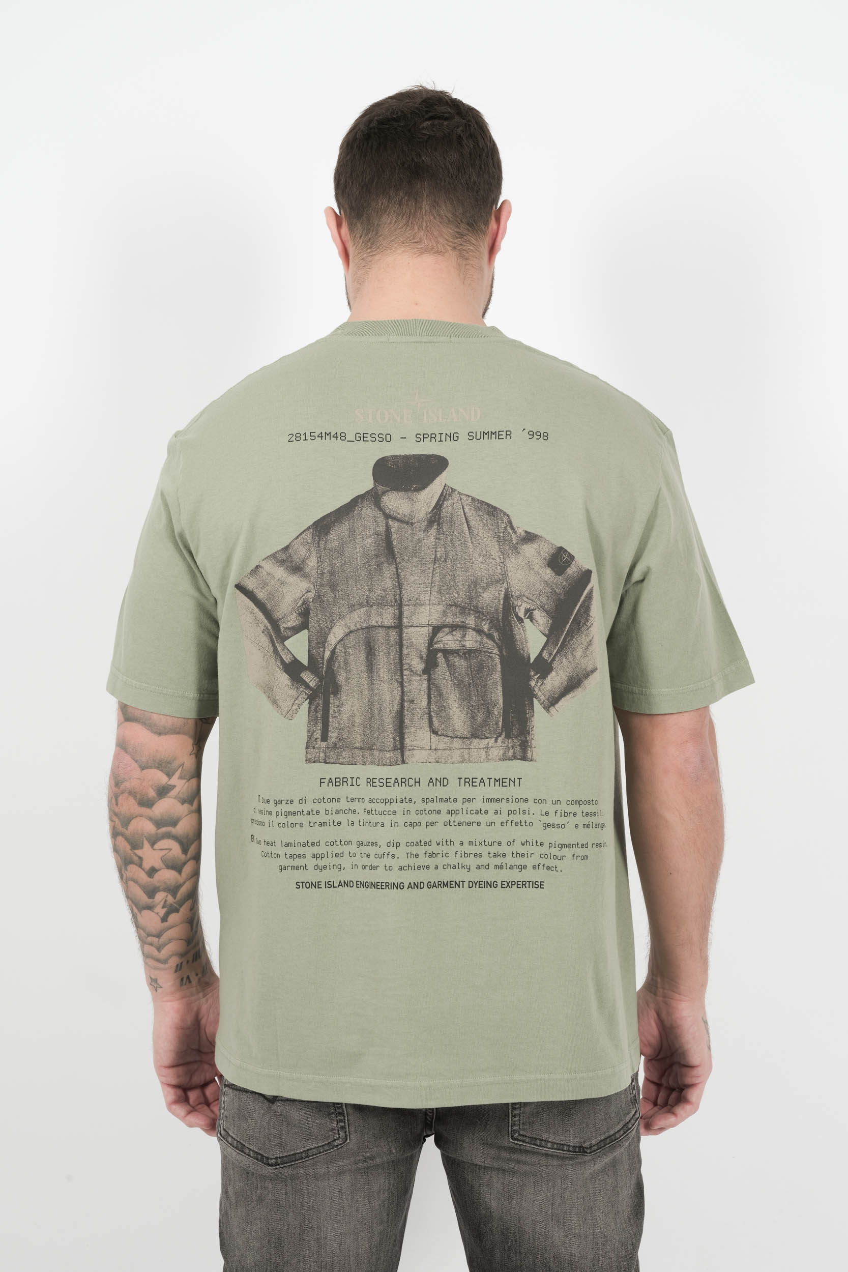 TEE-SHIRT STONE ISLAND ARCHIVIO VERT S152137S91-V0055