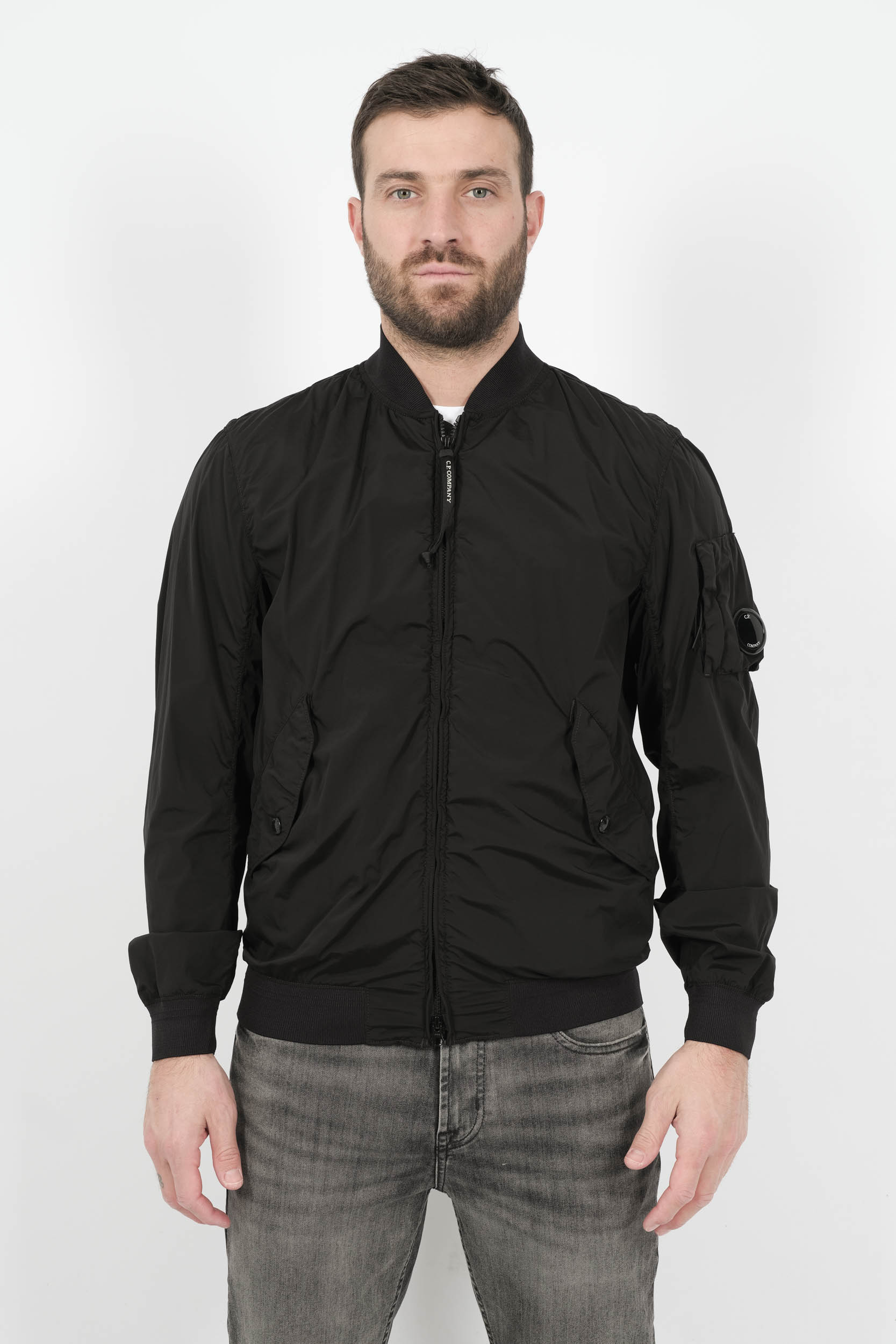 VESTE C.P COMPANY EN NYLON NOIR W182A-999