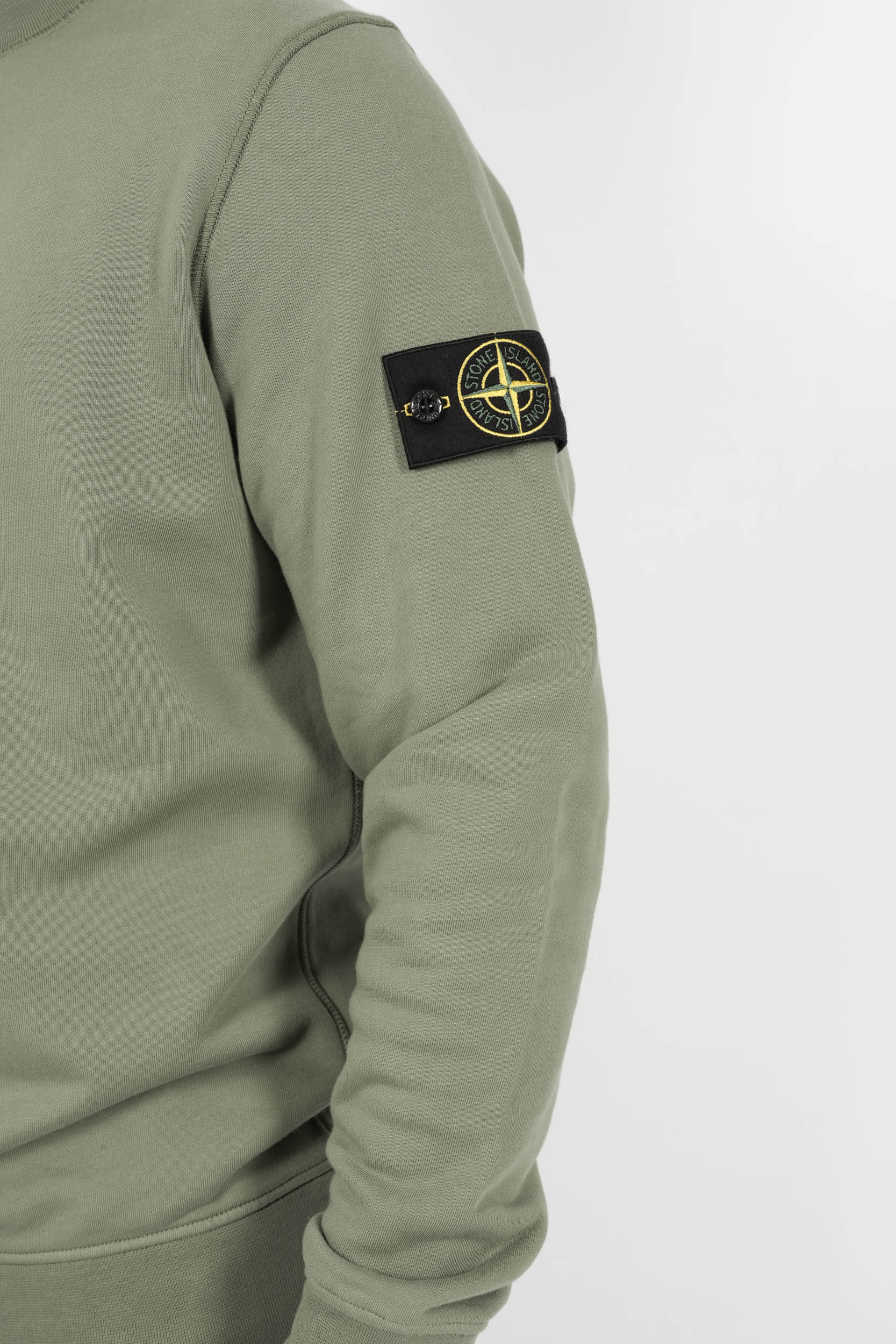 SWEAT STONE ISLAND COL ROND VERT S156144S51-V0059