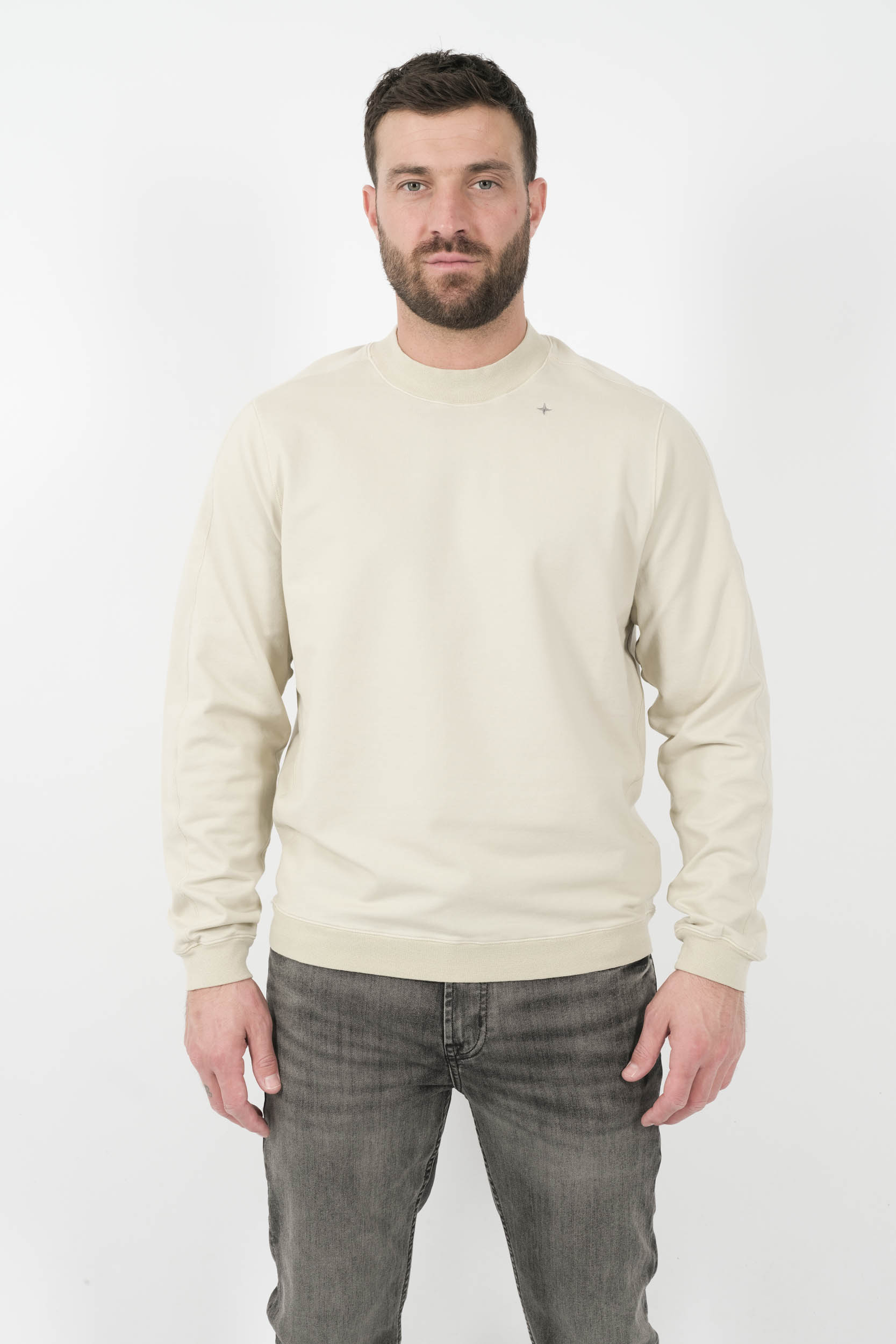  Image du produit SWEAT STONE ISLAND STELLINA BLANC CREME S156117SG5-V0095 - 3