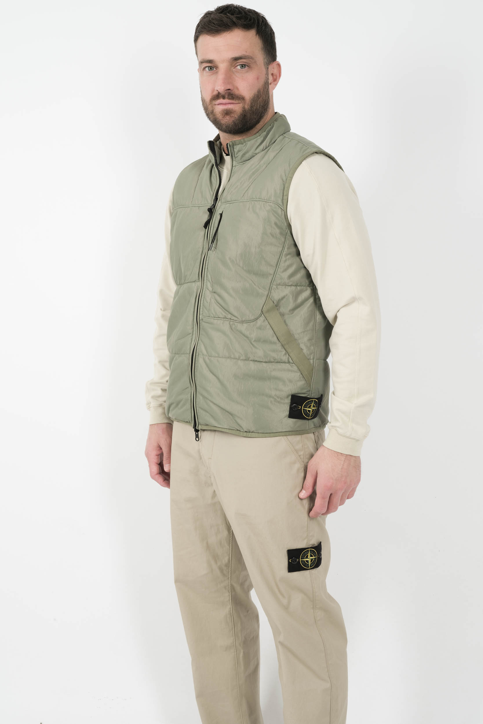  Image du produit VESTE STONE ISLAND SANS MANCHES VERT S15G112S32-V0055 - 2