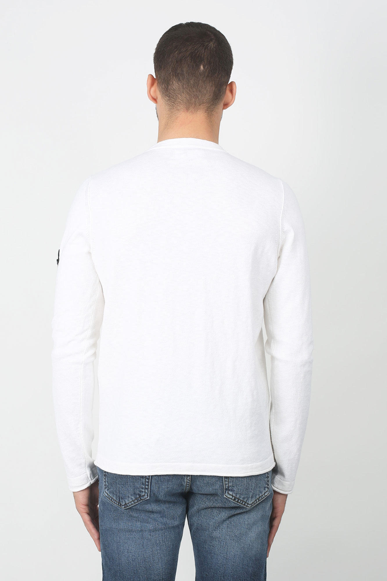 PULL STONE ISLAND BLANC 7015502B0-V0001