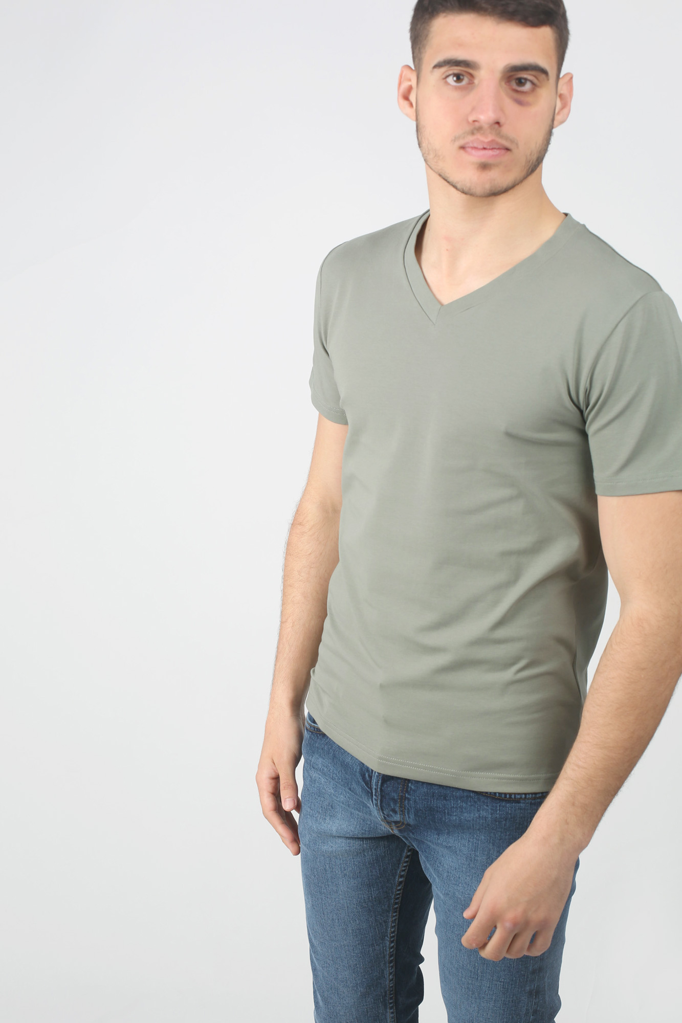 T-SHIRT FILIPPA K VERT SAUGE 17216-8258