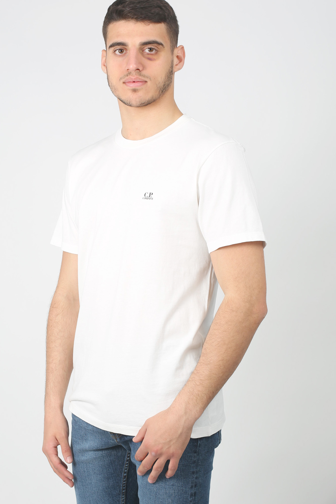 T-SHIRT C.P. COMPANY BLANC S193A-5318W-103