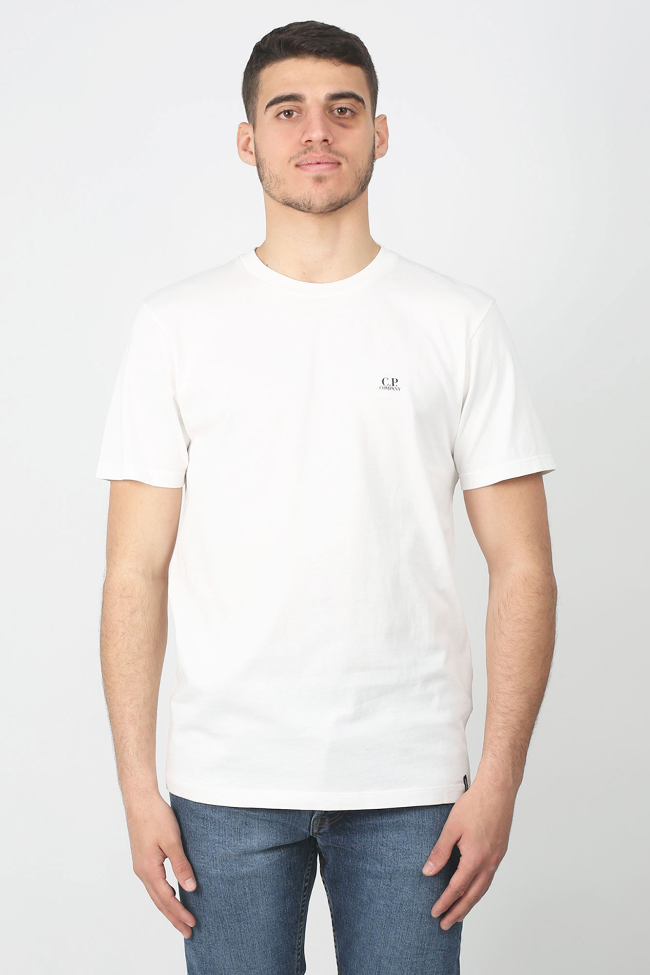 T-SHIRT C.P. COMPANY BLANC S193A-5318W-103