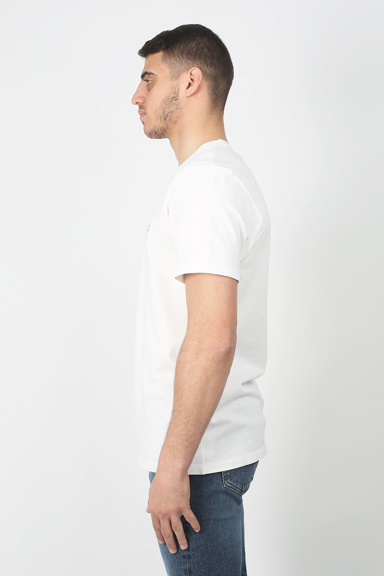 T-SHIRT C.P. COMPANY BLANC S193A-5318W-103