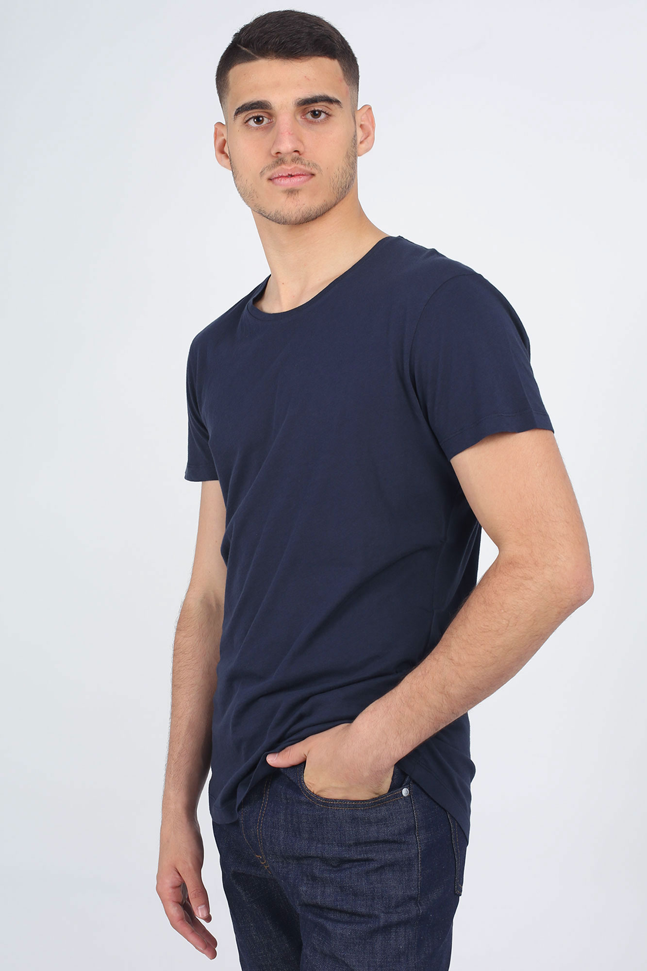 T-SHIRT ORLEBAR BROWN MARINE OBT-NAVY