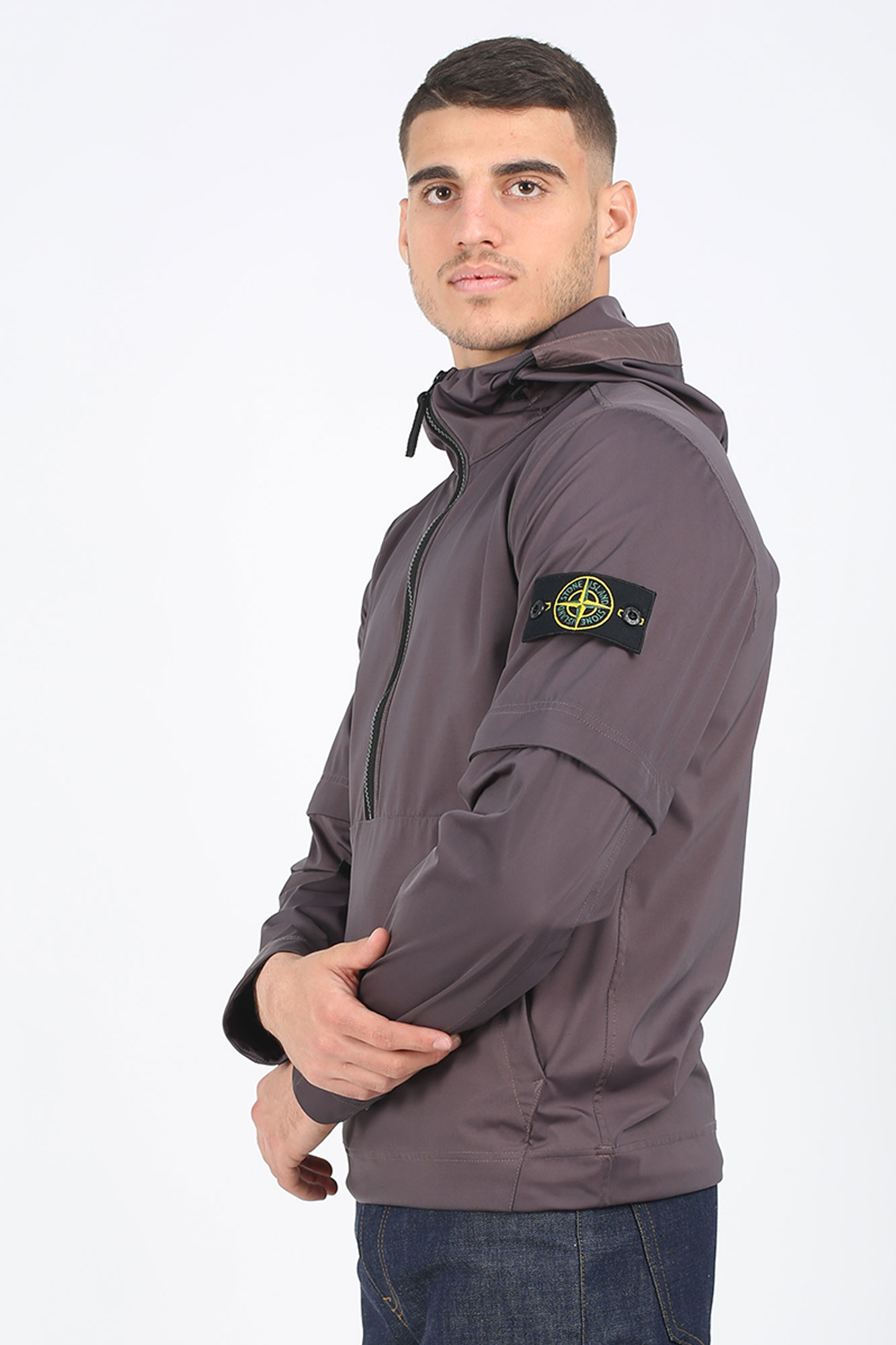 VESTE STONE ISLAND BLEU-GRIS 701542329-V0063