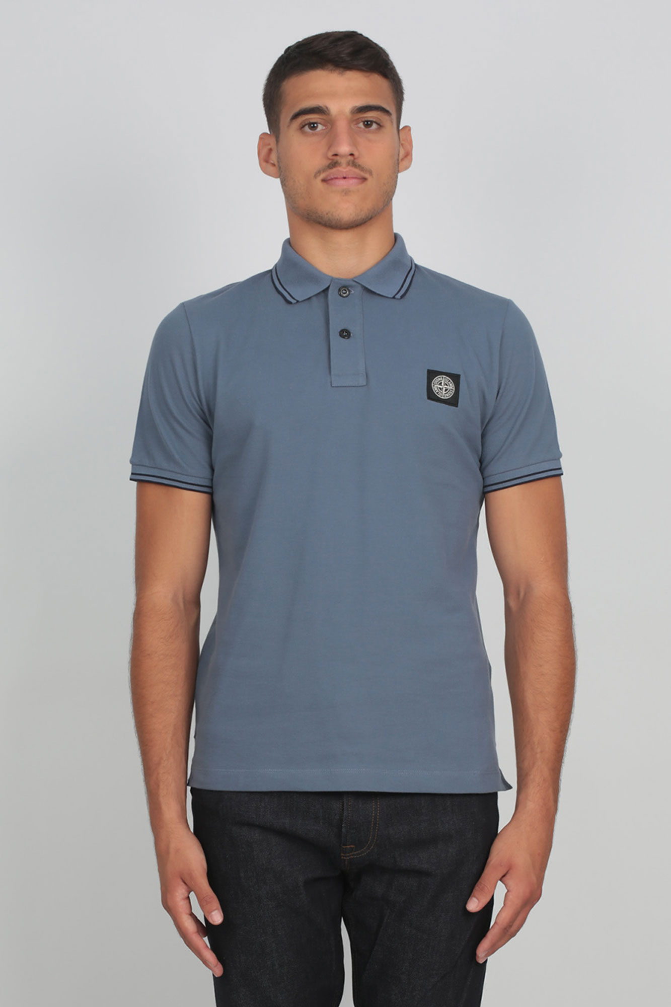 POLO STONE ISLAND BLEU DE PRUSSE 711522S18-V1024