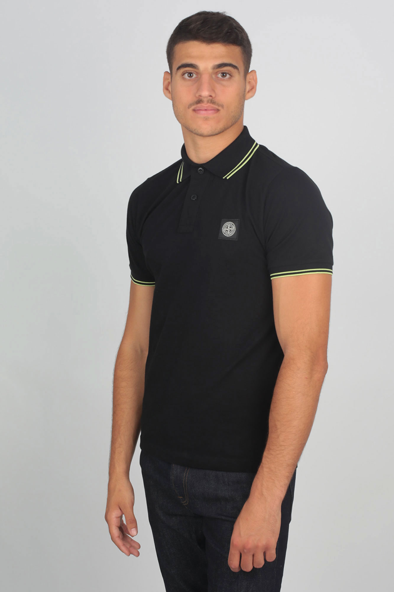 POLO STONE ISLAND NOIR 711522S18-V2029