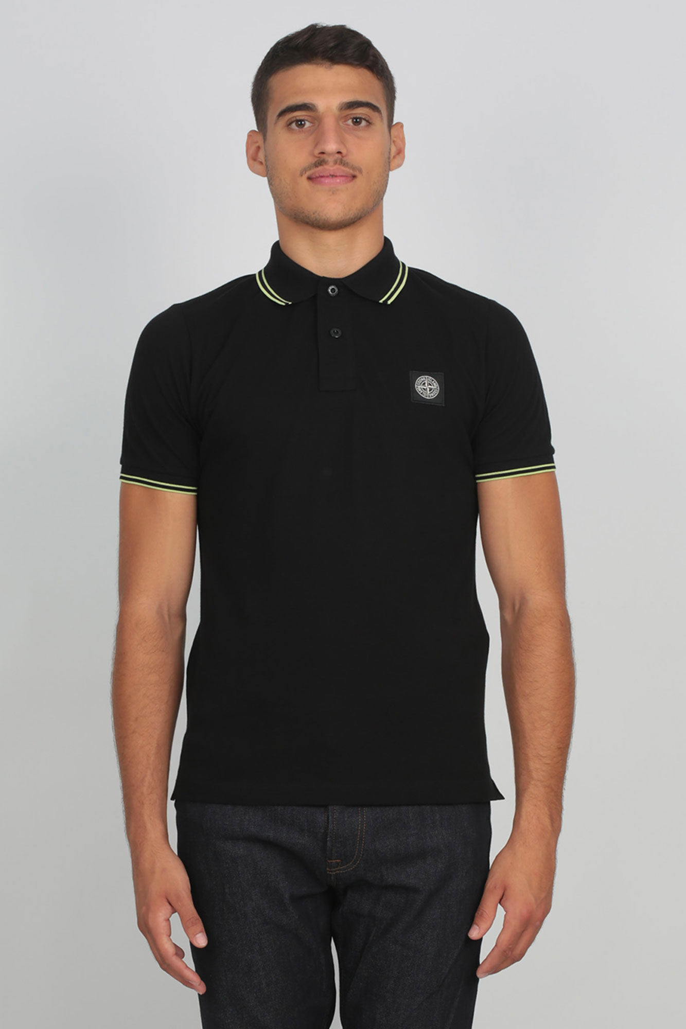 POLO STONE ISLAND NOIR 711522S18-V2029