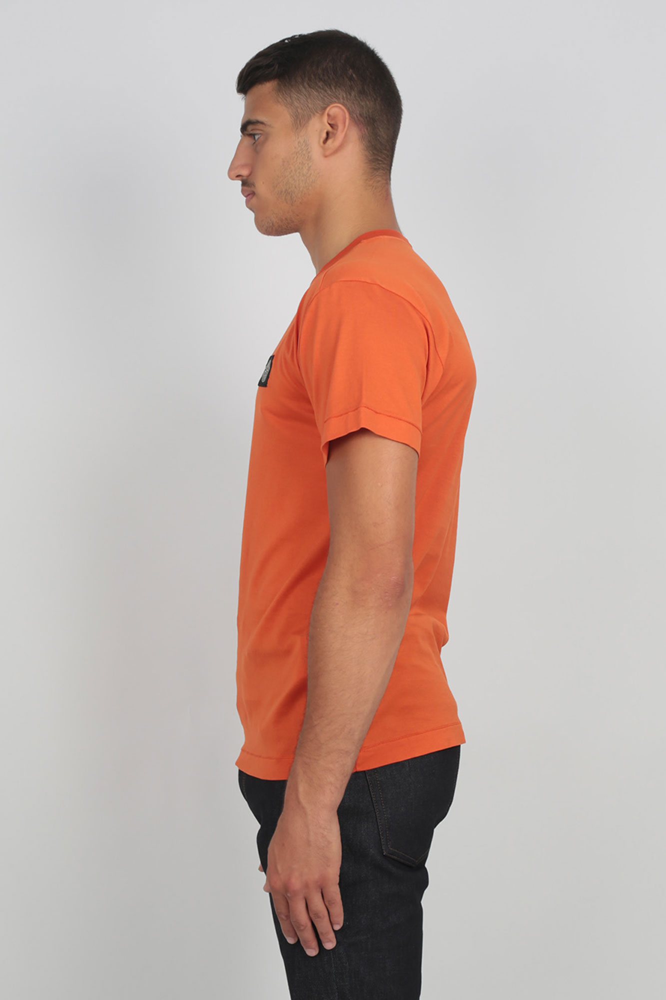 T-SHIRT STONE ISLAND ORANGE 711524113-V0032