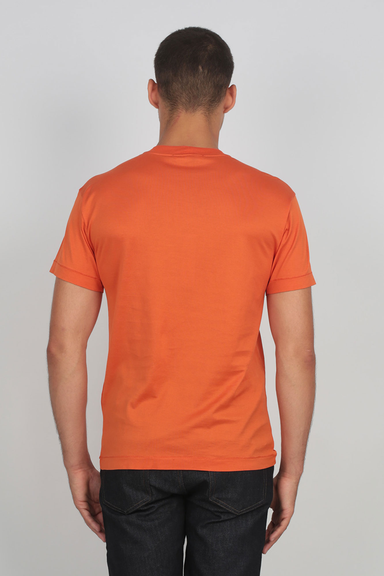 T-SHIRT STONE ISLAND ORANGE 711524113-V0032