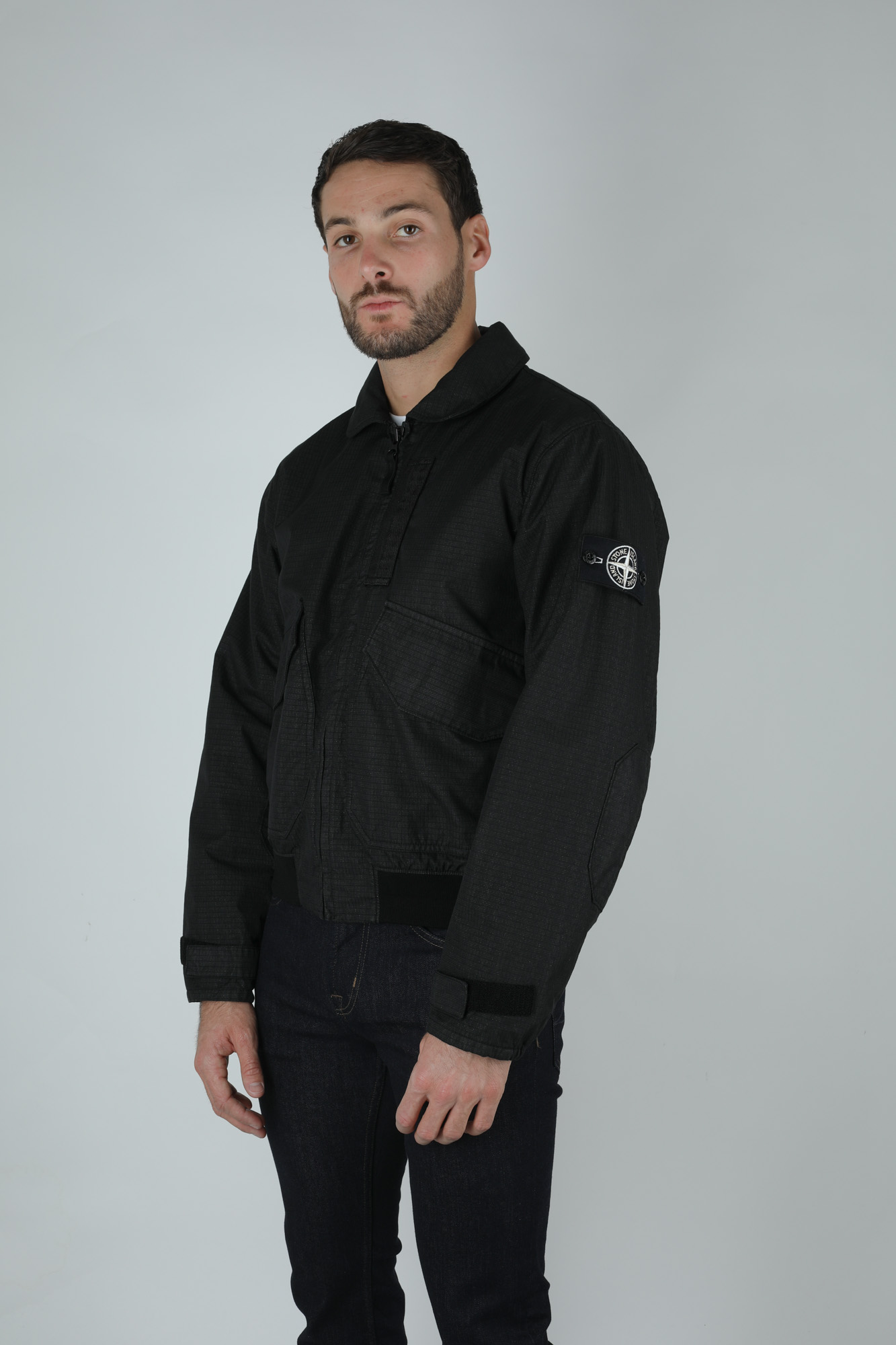 BLOUSON STONE ISLAND NOIR 711543699-V0029