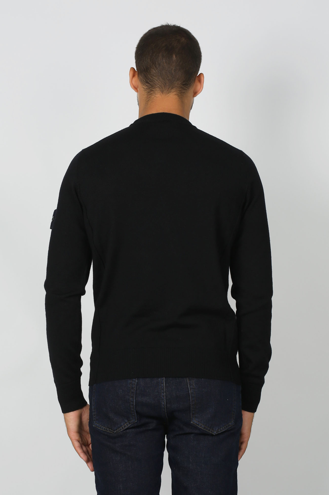 PULL STONE ISLAND NOIR 7115524C4-V0029