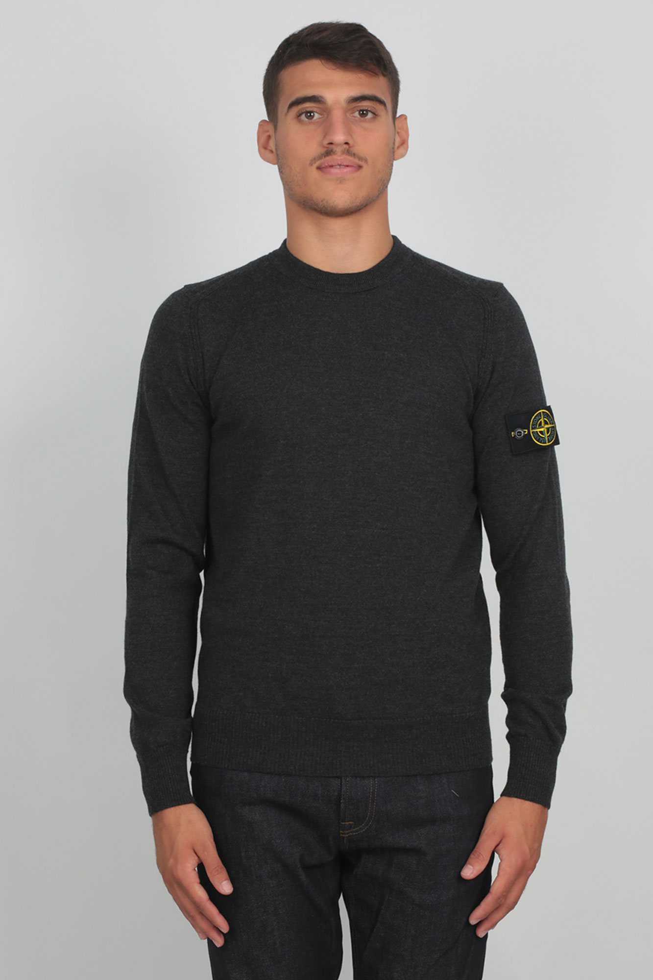 PULL STONE ISLAND ANTHRACITE 7115524C4-V0065