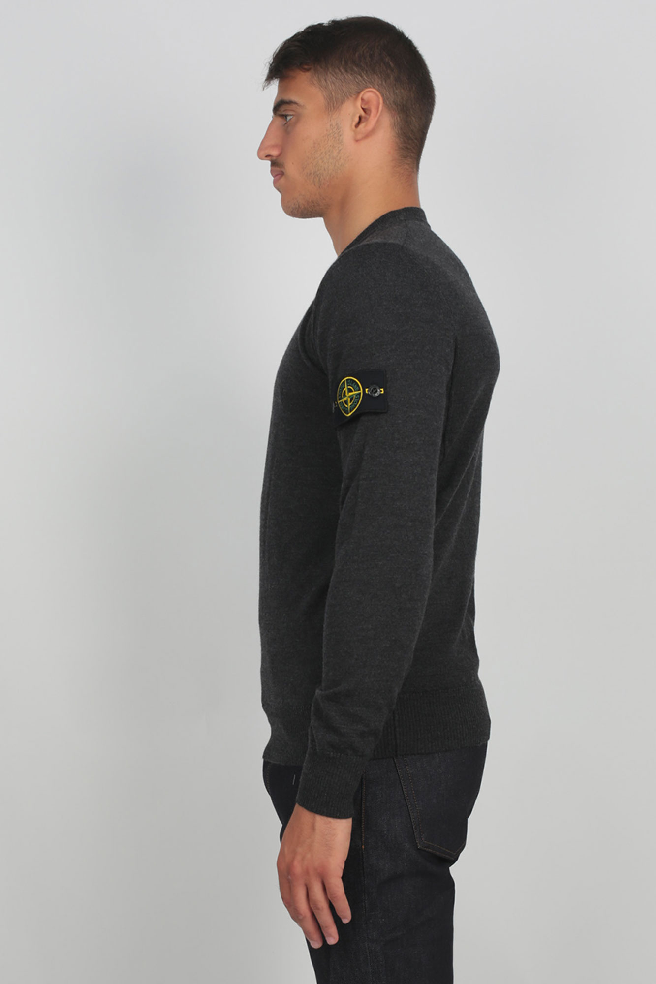 PULL STONE ISLAND ANTHRACITE 7115524C4-V0065