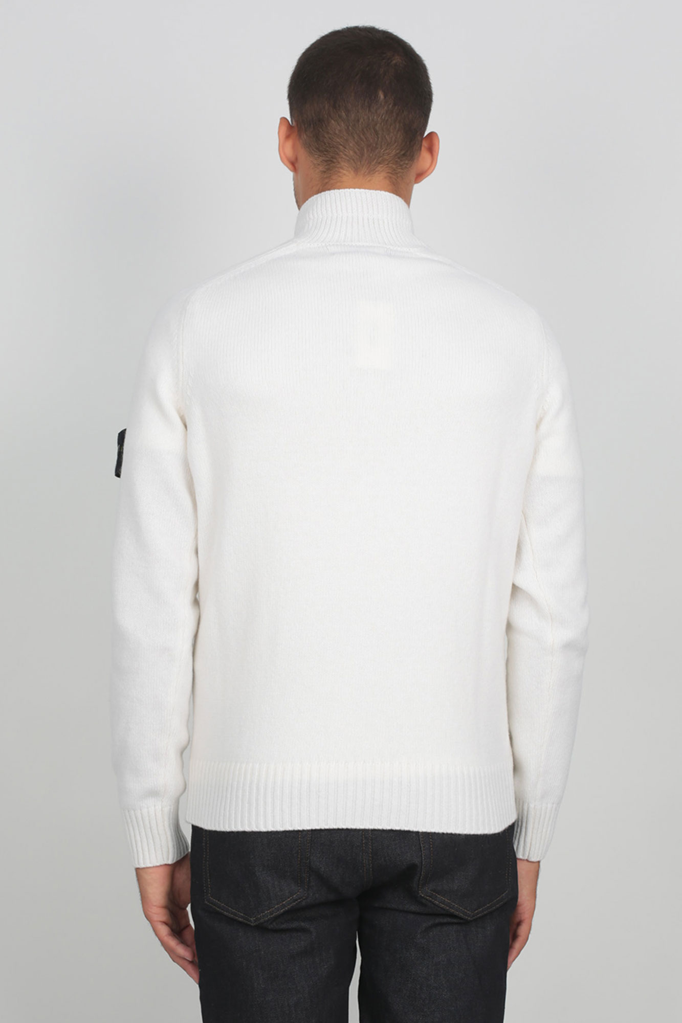 PULL STONE ISLAND BLANC 7115532A3-V0099