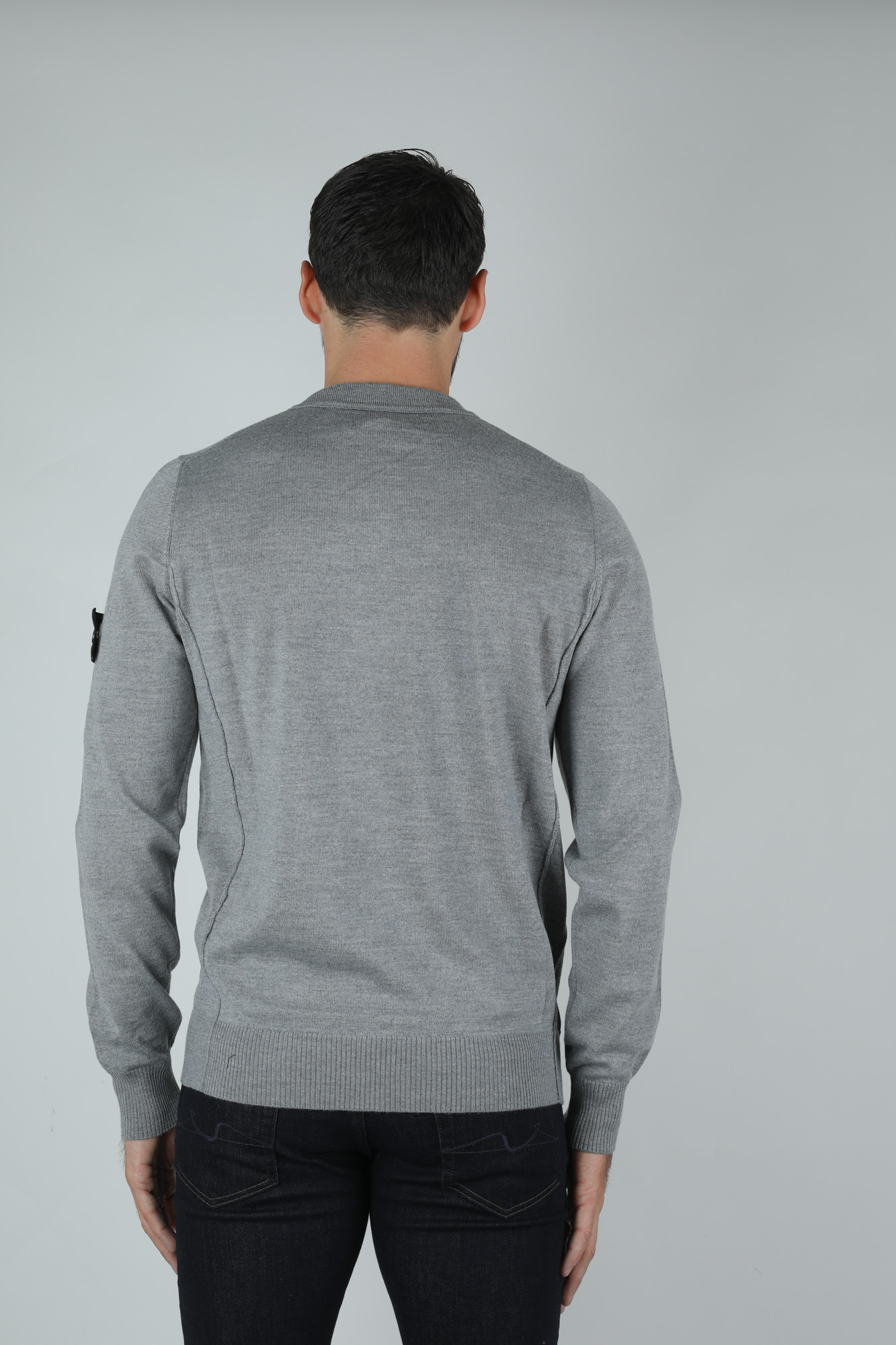 PULL STONE ISLAND GRIS 7115584C4-V0061