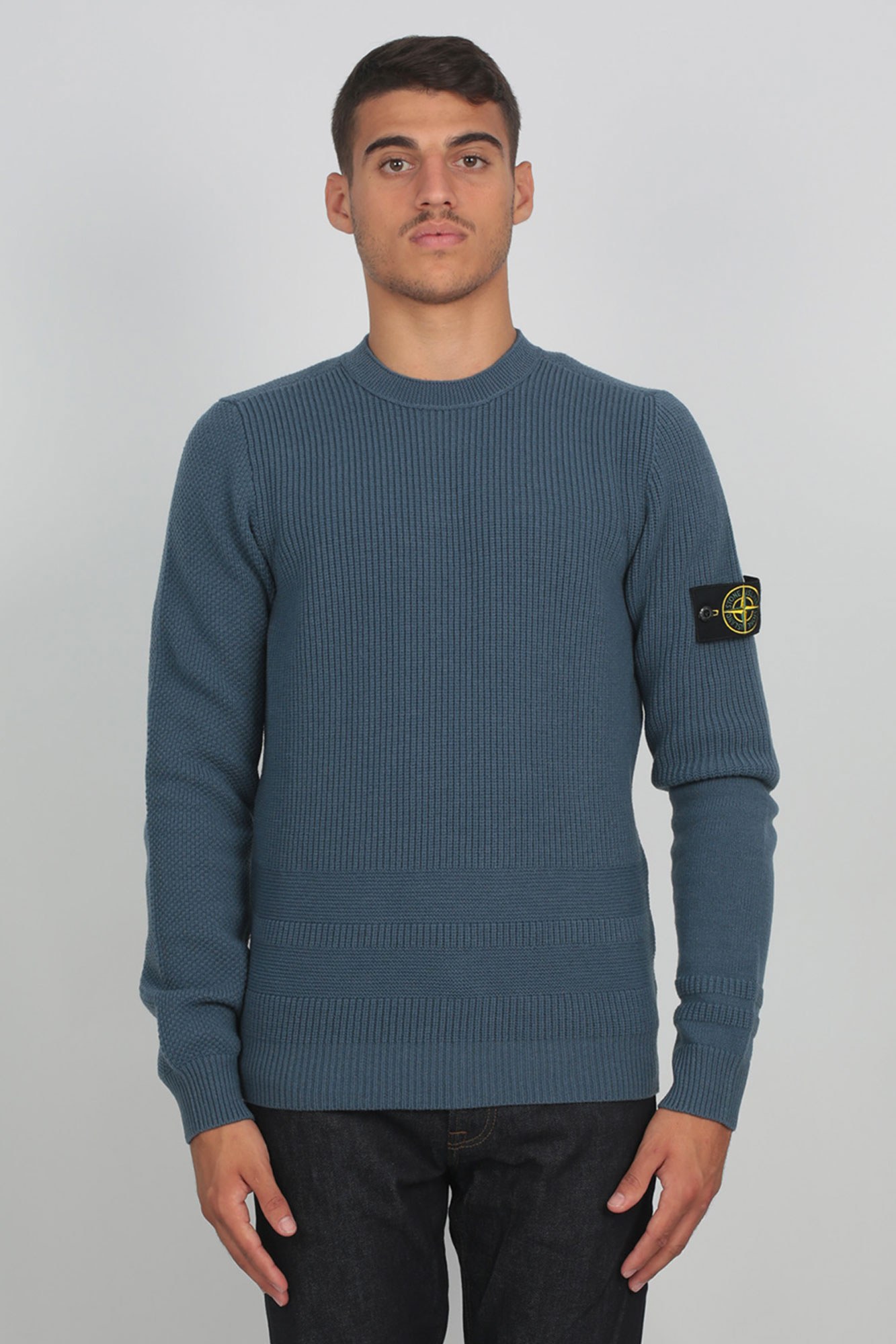 PULL STONE ISLAND BLEU DE PRUSSE 7115592A1-V0024