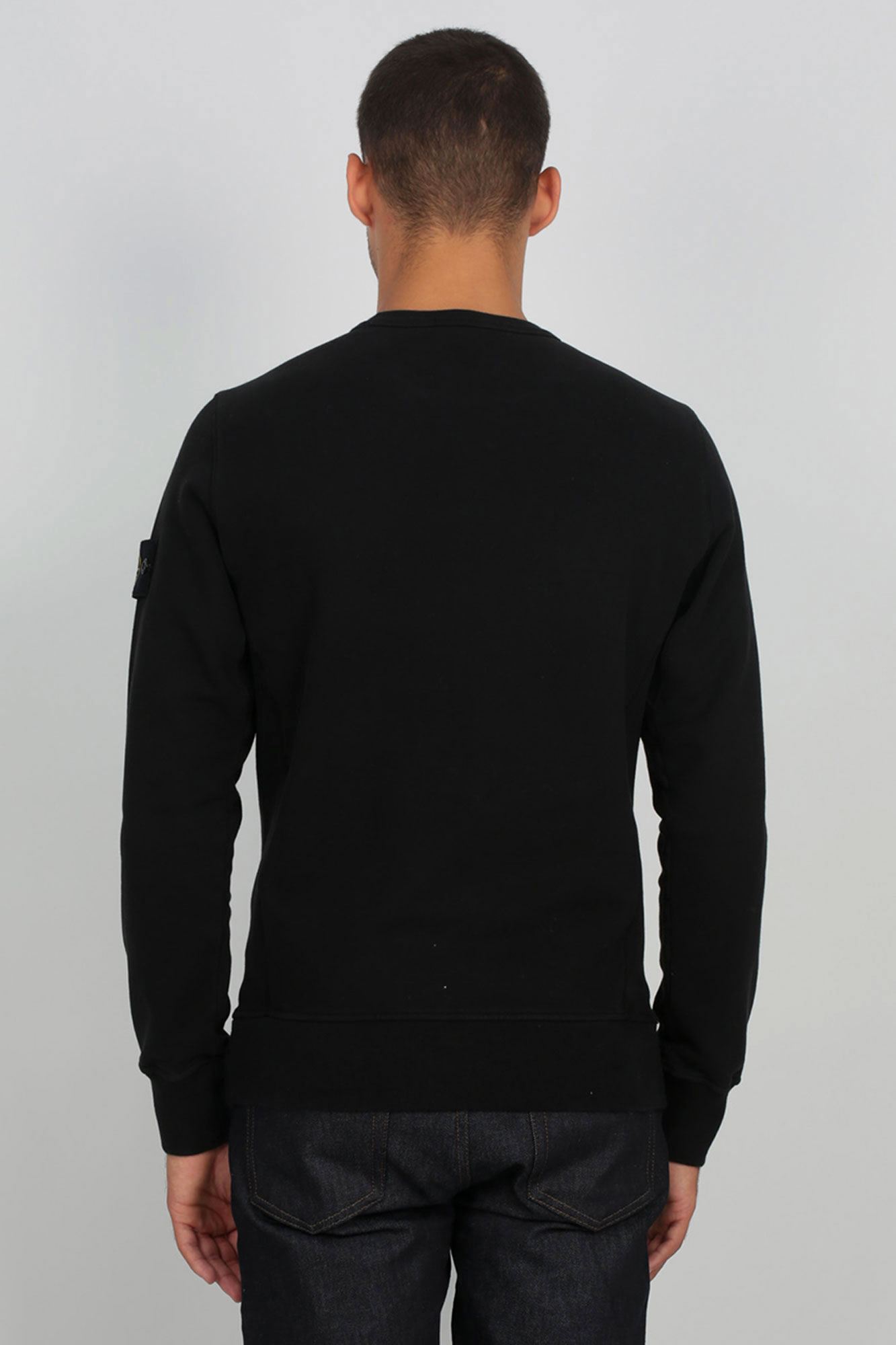 SWEAT-SHIRT STONE ISLAND NOIR 711562720-V0029