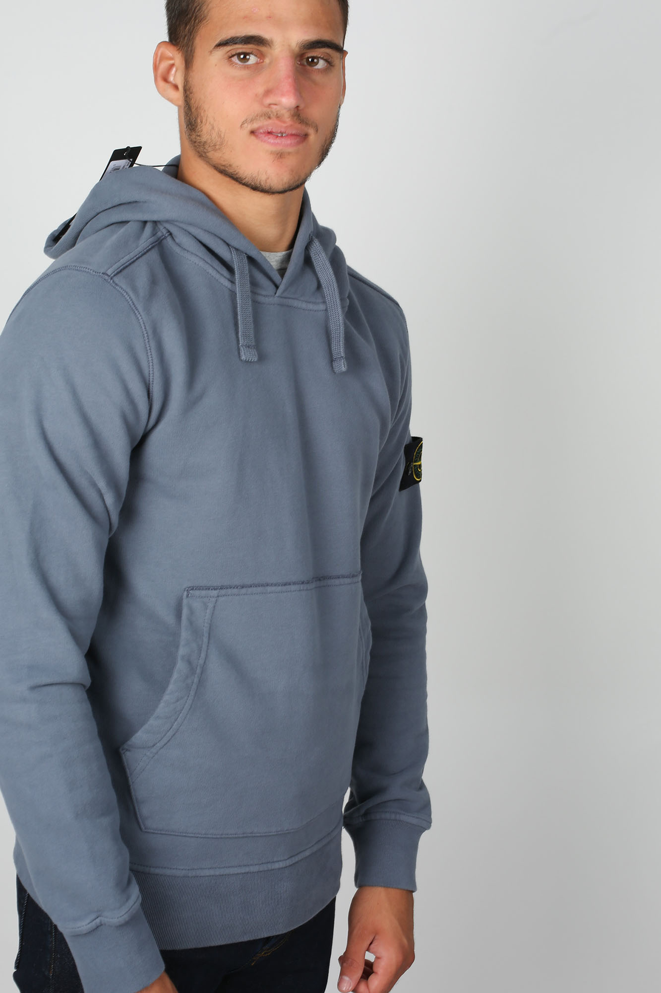 SWEAT SHIRT STONE ISLAND BLEU DE PRUSSE 711562820 V0024