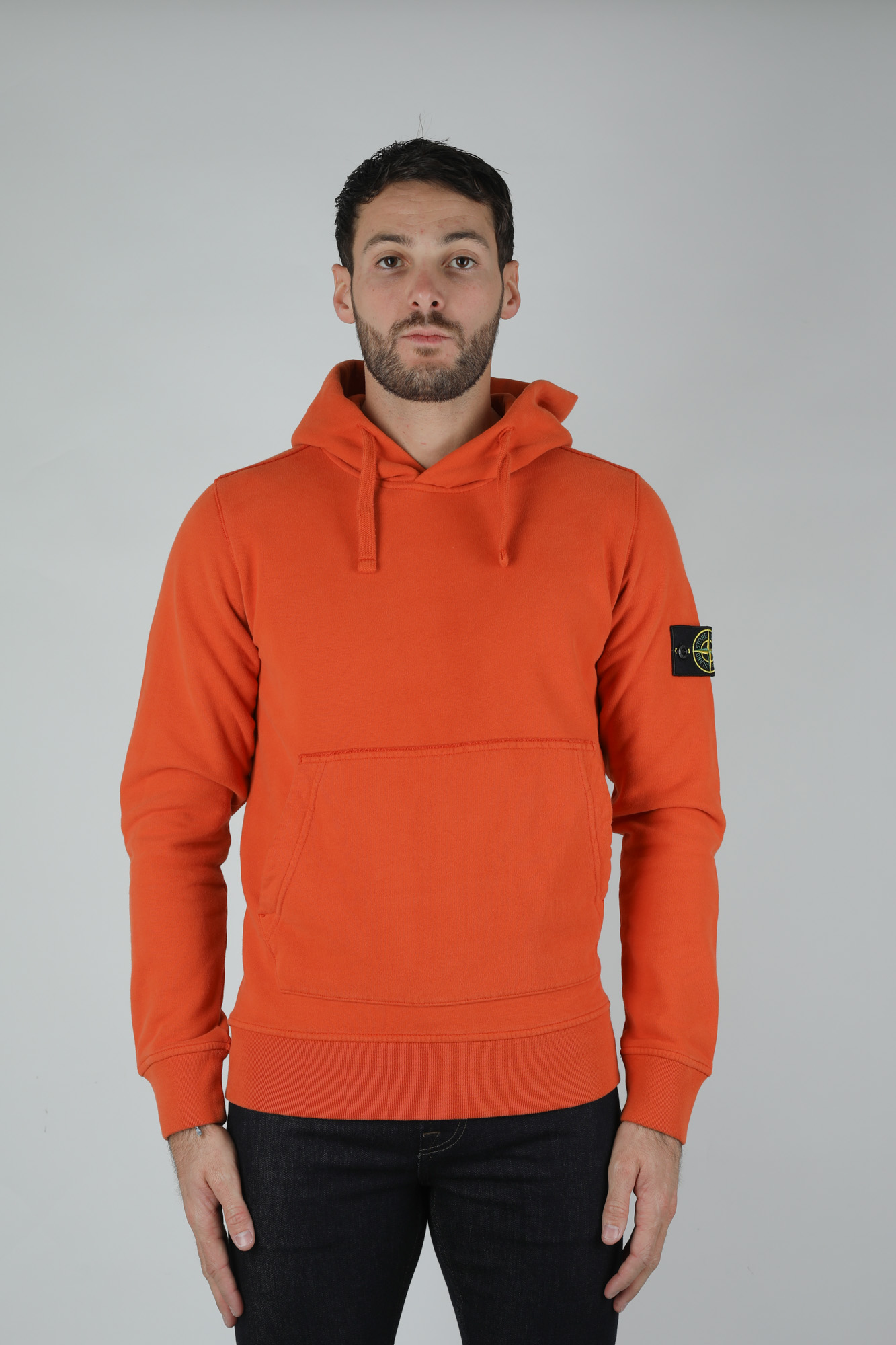 SWEAT-SHIRT STONE ISLAND ORANGE 711562820-V0032