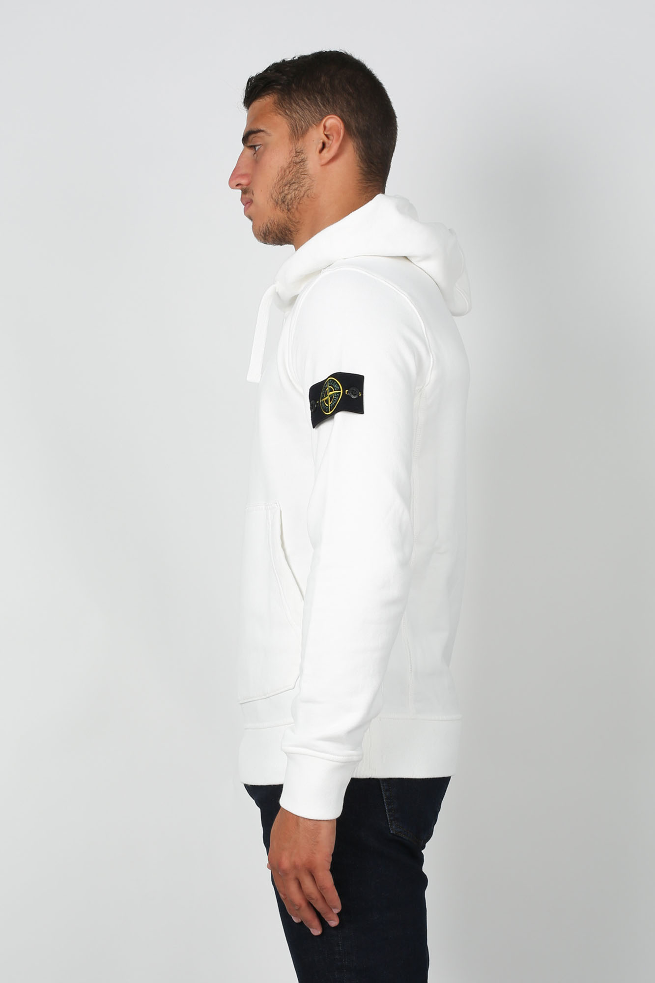 SWEAT-SHIRT STONE ISLAND BLANC 711562820-V0099