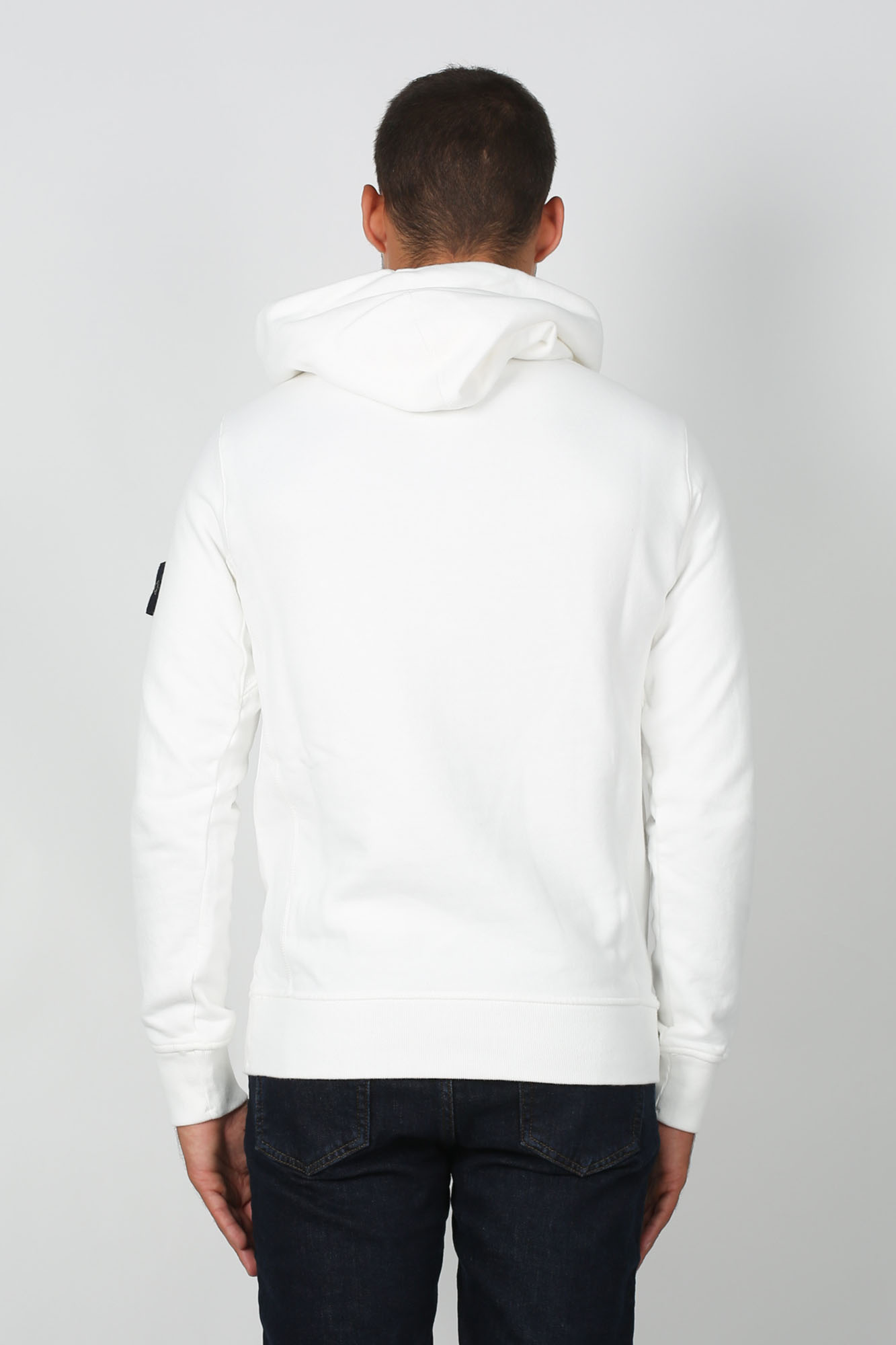 SWEAT-SHIRT STONE ISLAND BLANC 711562820-V0099