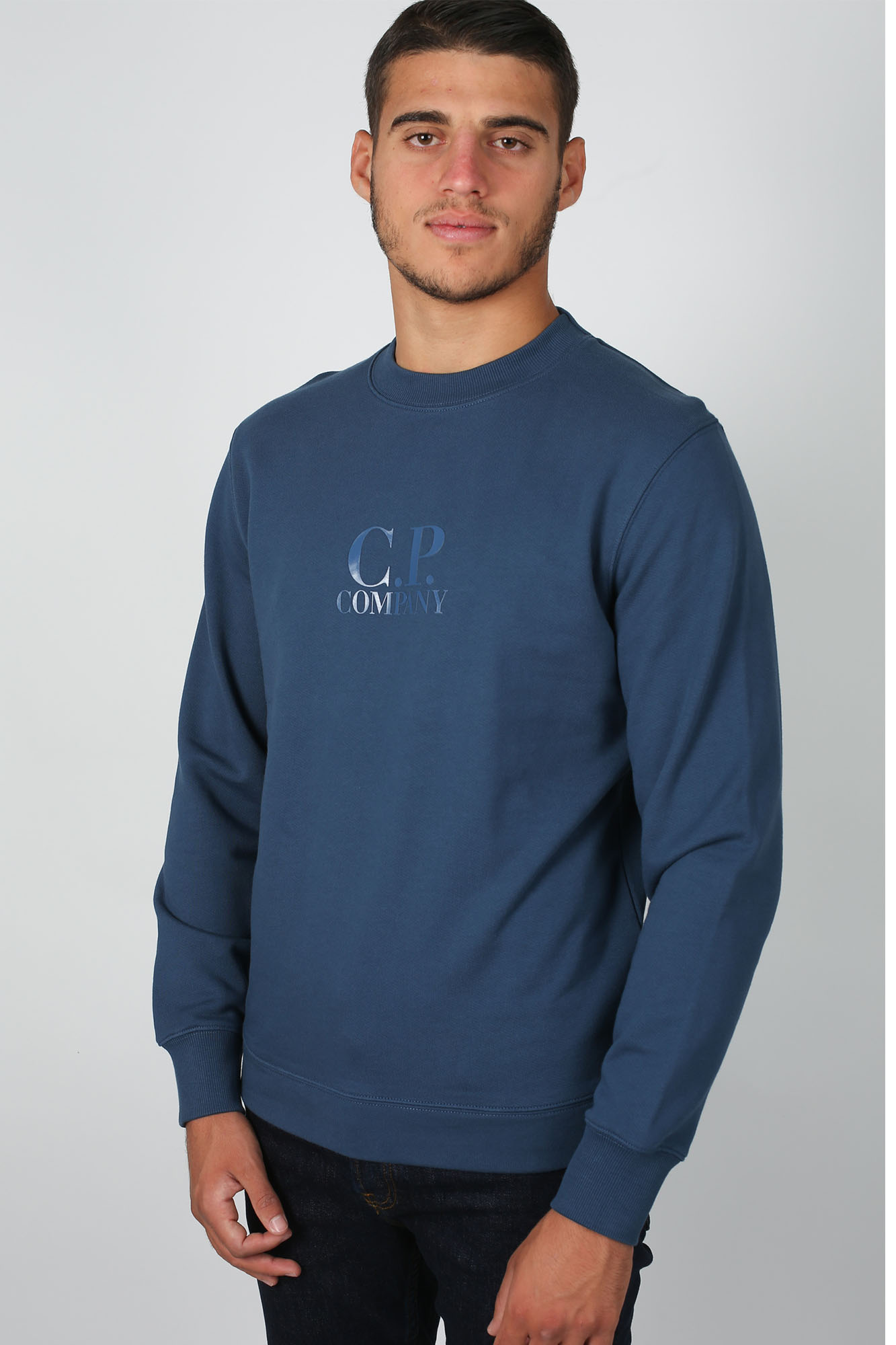 SWEAT-SHIRT C.P. COMPANY BLEU S002A5086W-879