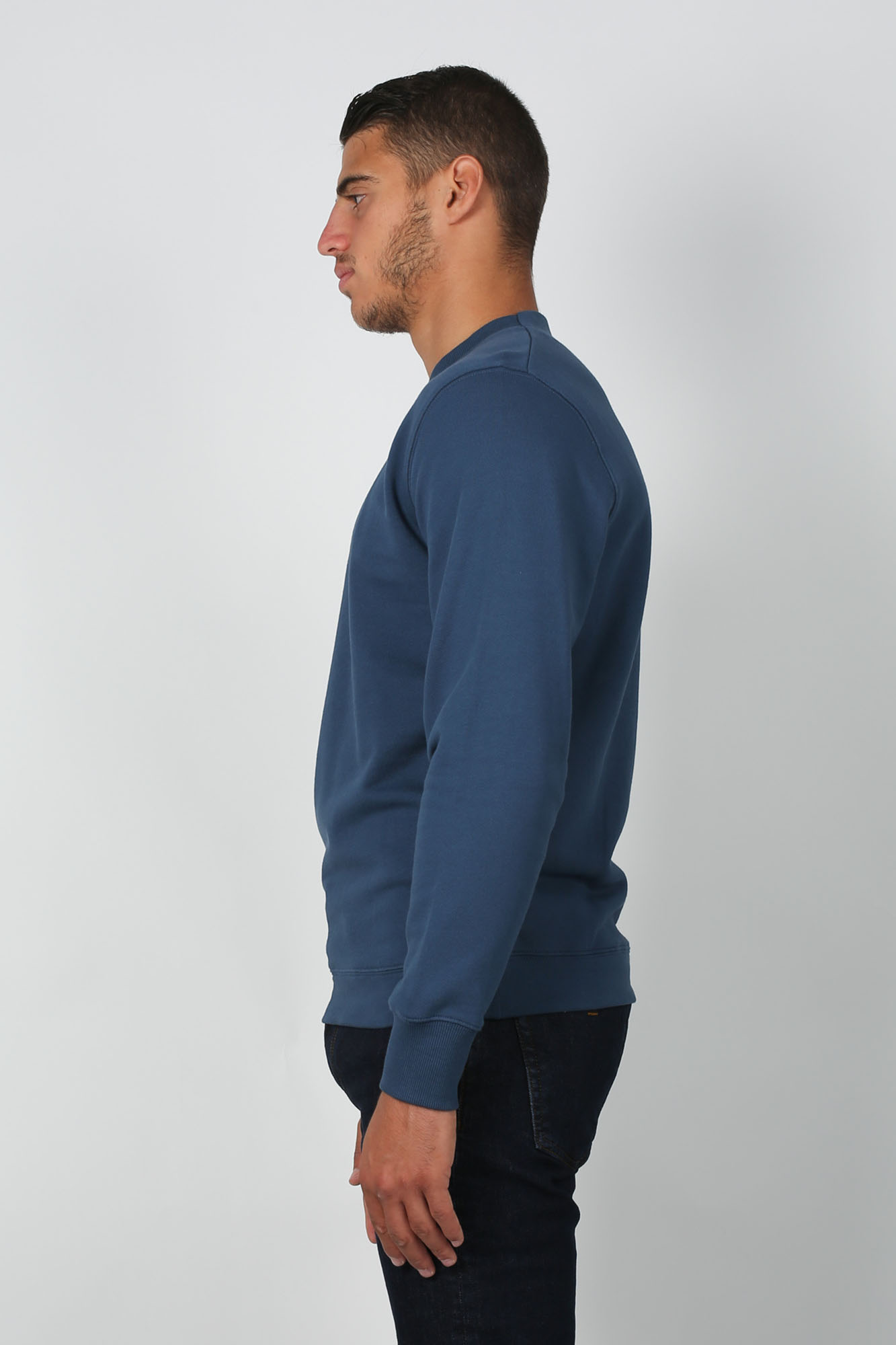 SWEAT-SHIRT C.P. COMPANY BLEU S002A5086W-879