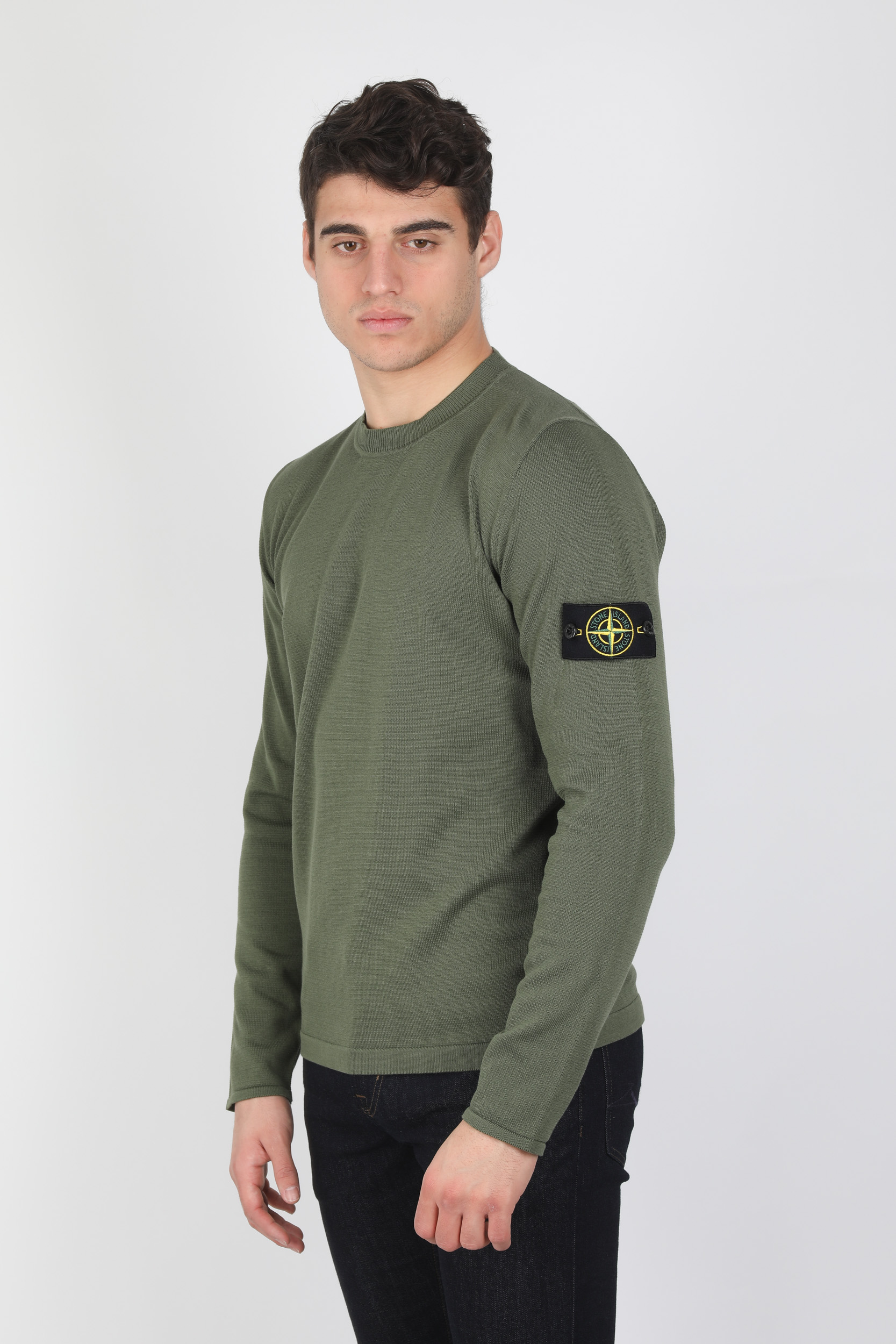 PULL STONE ISLAND KAKI 7215517B3-V0058