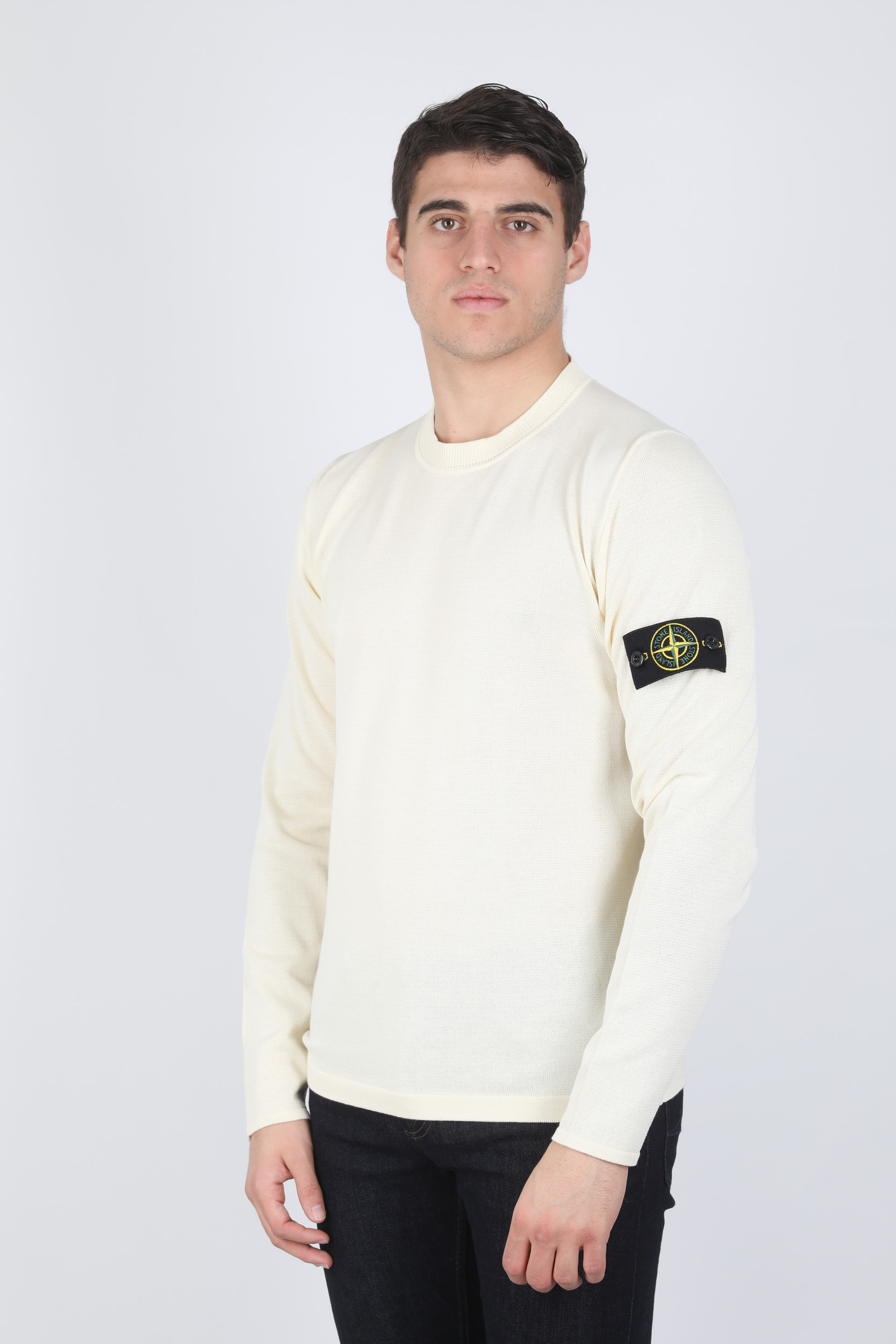 PULL STONE ISLAND ECRU 7215517B3-V0090