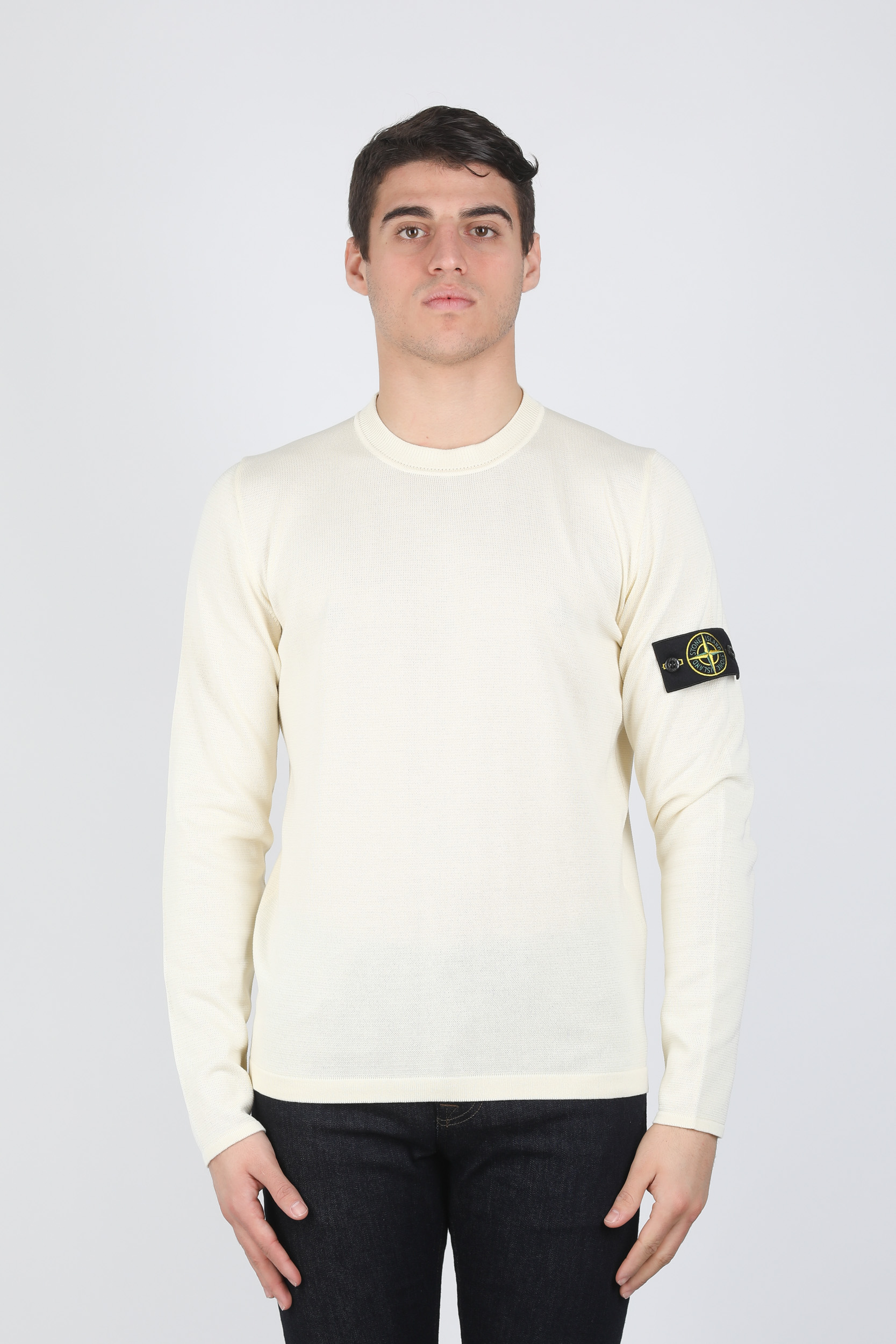 PULL STONE ISLAND ECRU 7215517B3-V0090,PULL STONE ISLAND ECRU 7215517B3-V0090,PULL STONE ISLAND ECRU 7215517B3-V0090