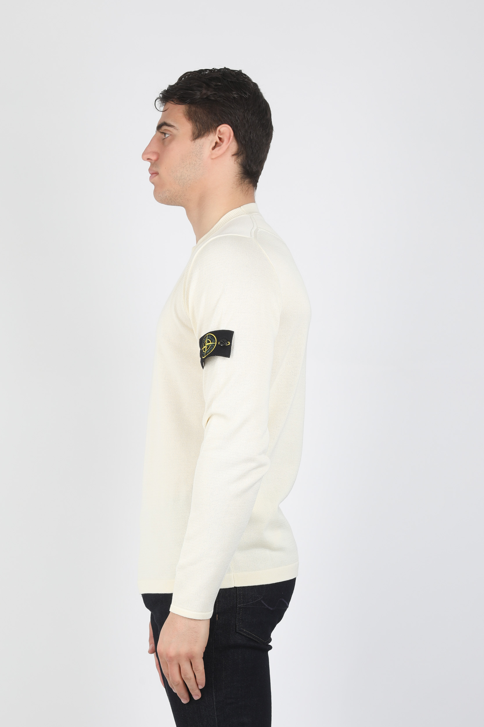 PULL STONE ISLAND ECRU 7215517B3-V0090