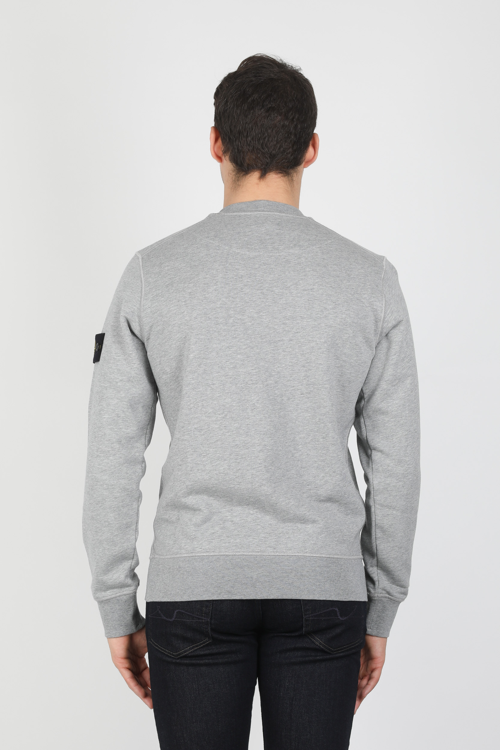 SWEAT STONE ISLAND GRIS 721563051-V0M64