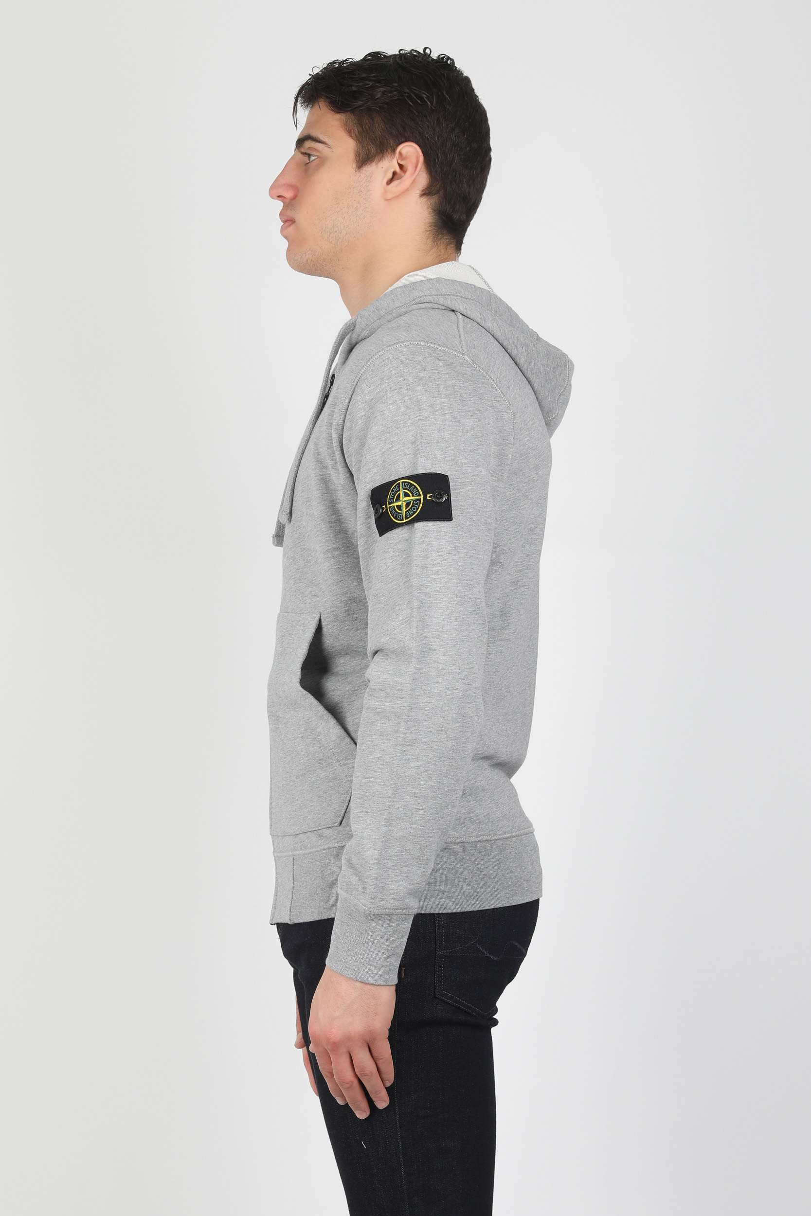 GILET STONE ISLAND GRIS 721564251-V0M64